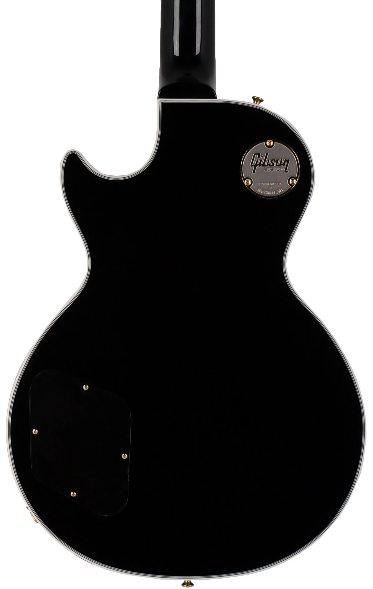 Gibson Custom Shop Les Paul Custom Guitar, Gloss, Ebony Black - Image 5