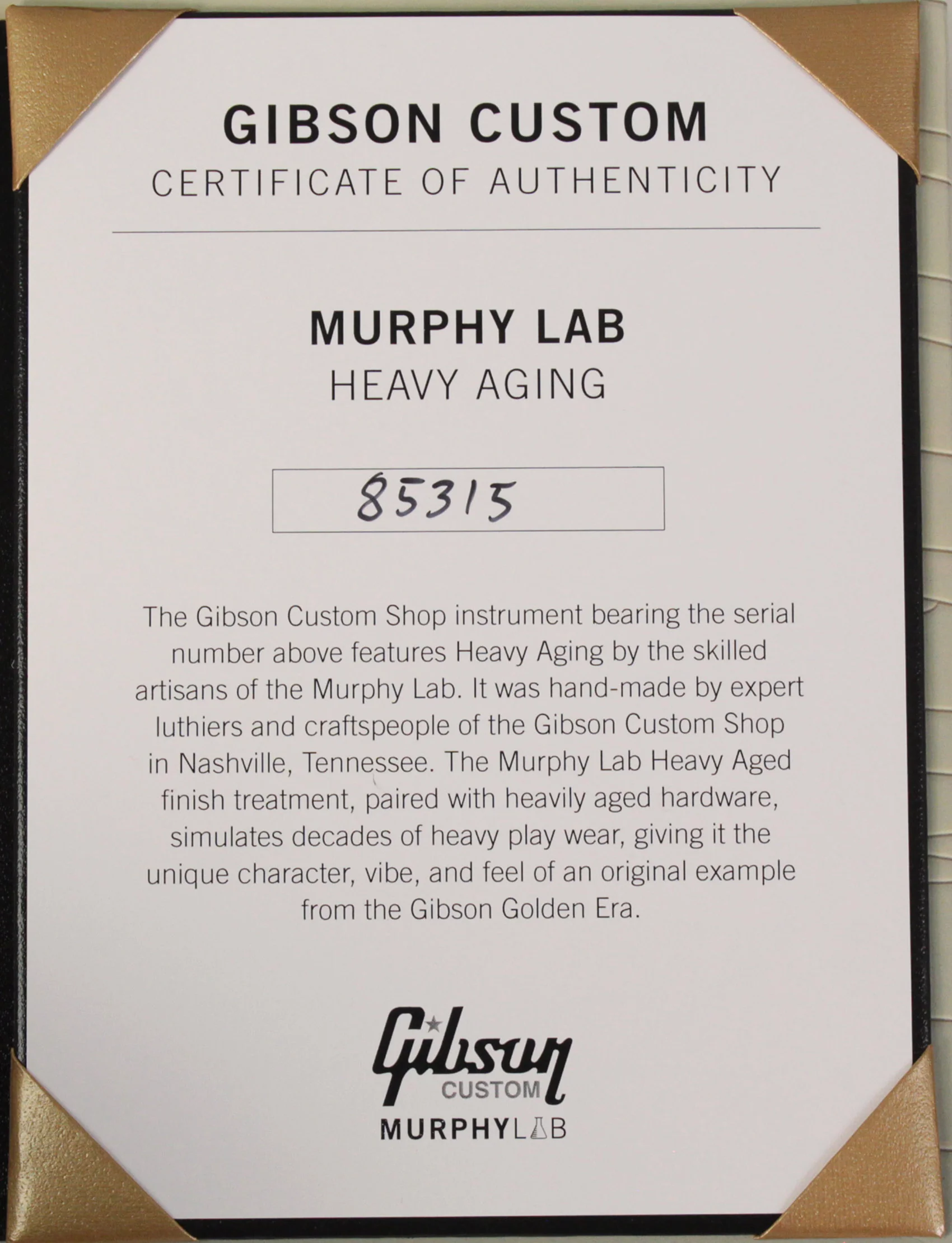 Gibson Custom Shop Murphy Lab 1958 Les Paul Standard Reissue Guitar, Heavy Aged Lemon Burst - Image 10