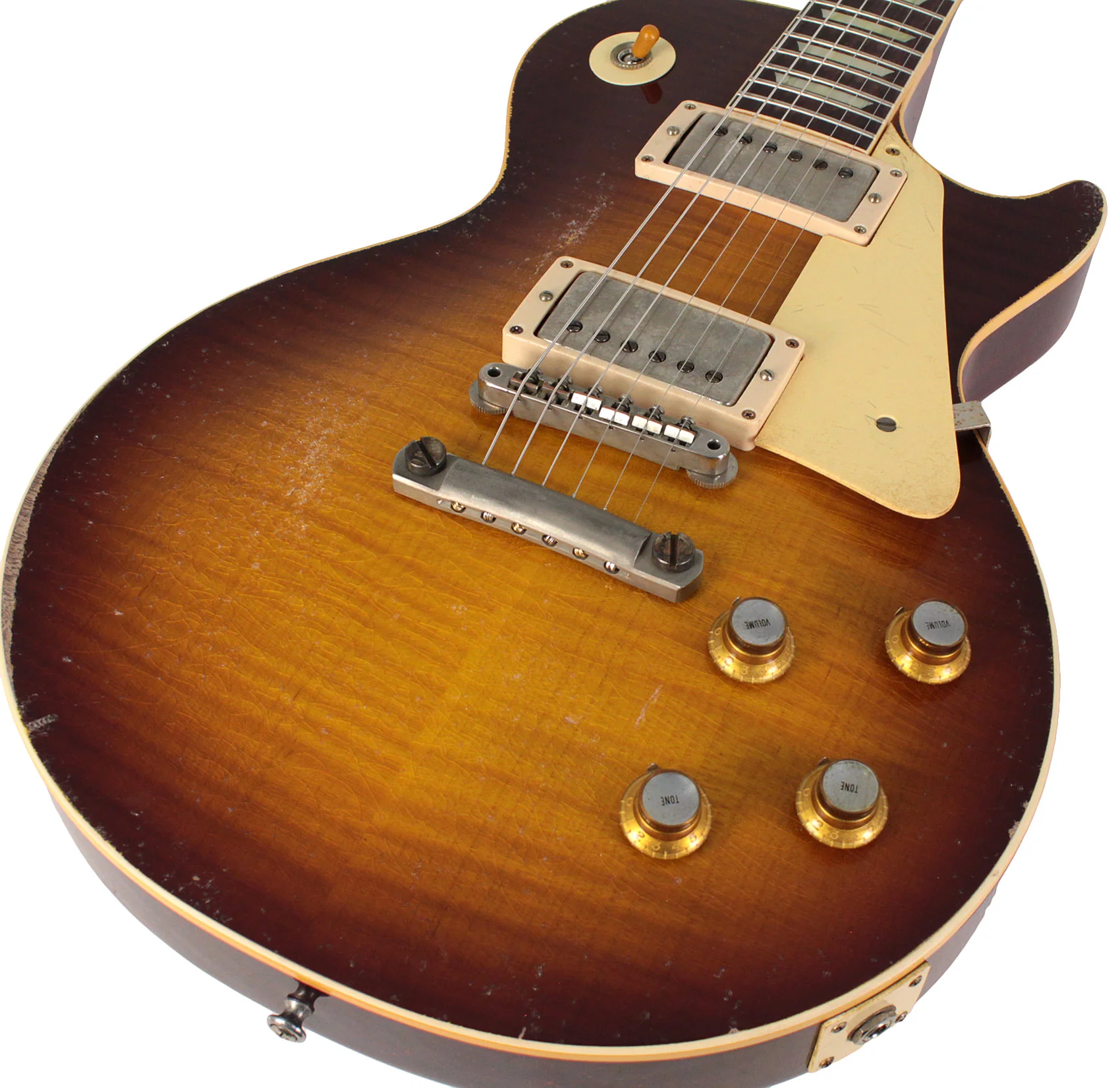 Gibson Custom Shop Murphy Lab 1960 Les Paul Standard Guitar, Heavy Aged, Iced Tea Burst - Image 3
