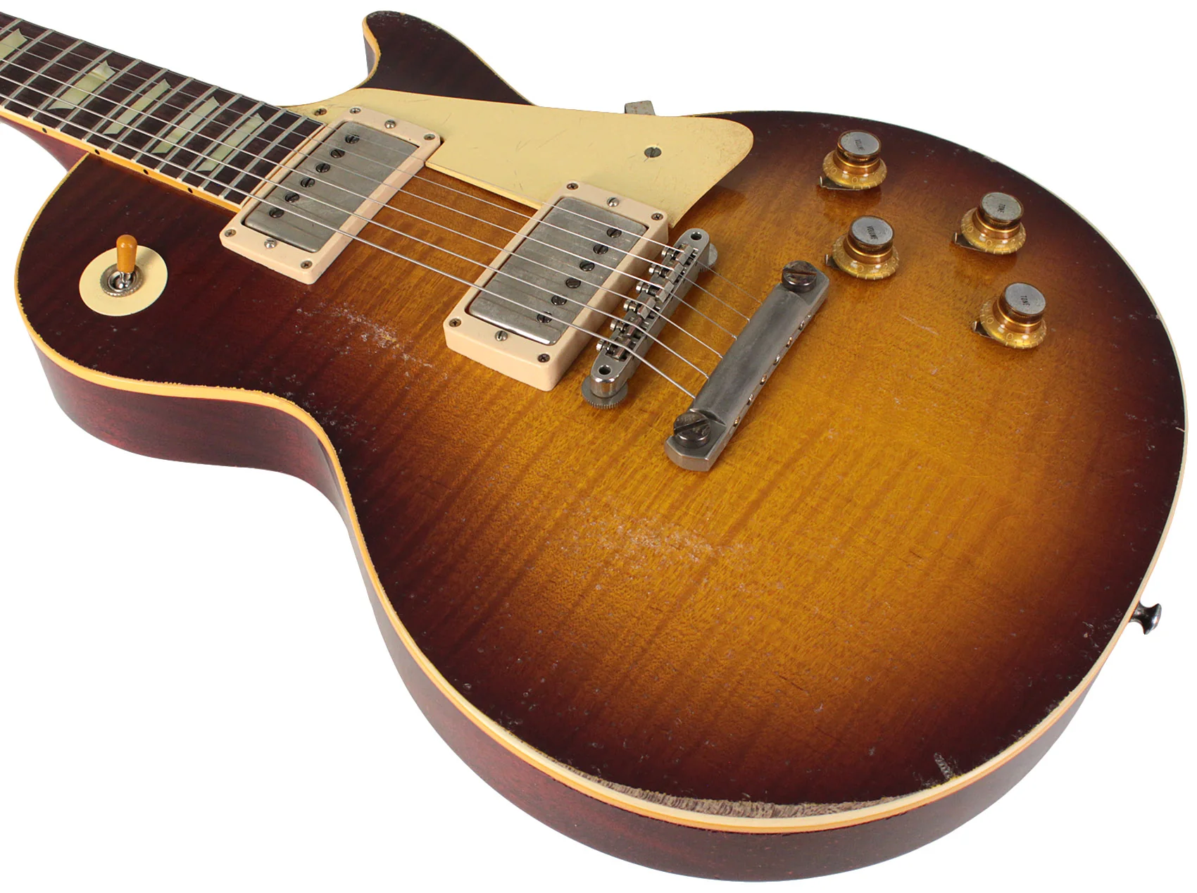 Gibson Custom Shop Murphy Lab 1960 Les Paul Standard Guitar, Heavy Aged, Iced Tea Burst - Image 4