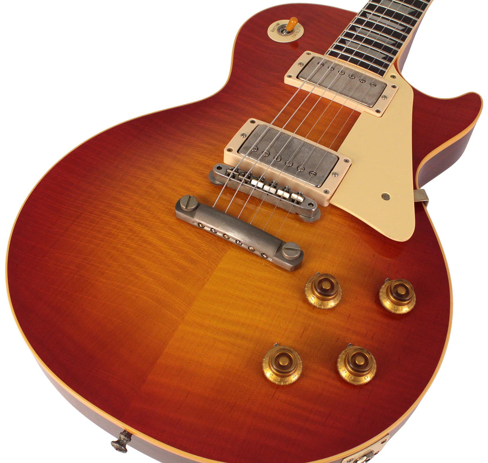 Gibson Custom Shop Murphy Lab 1959 Les Paul Standard Guitar, Sunrise Teaburst, Ultra Light Aged - Image 3