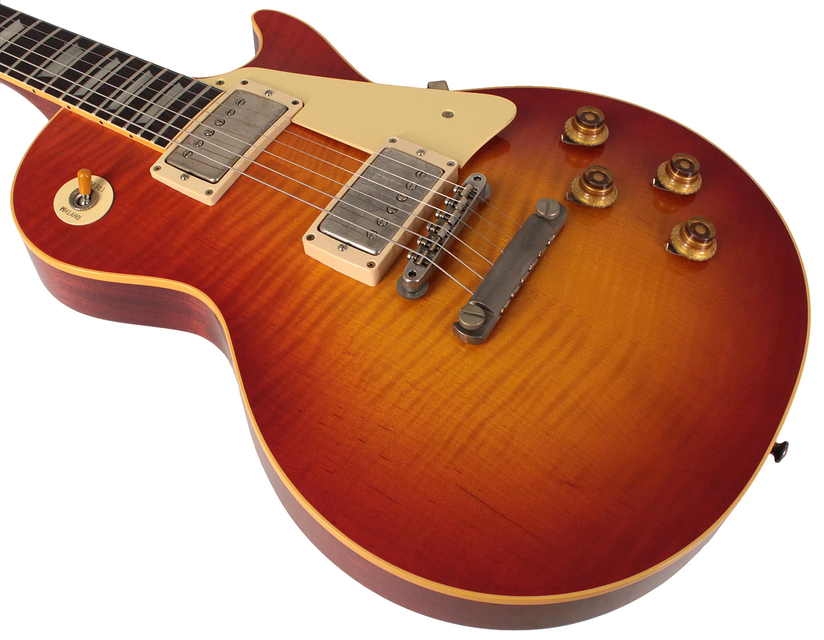 Gibson Custom Shop Murphy Lab 1959 Les Paul Standard Guitar, Sunrise Teaburst, Ultra Light Aged - Image 4