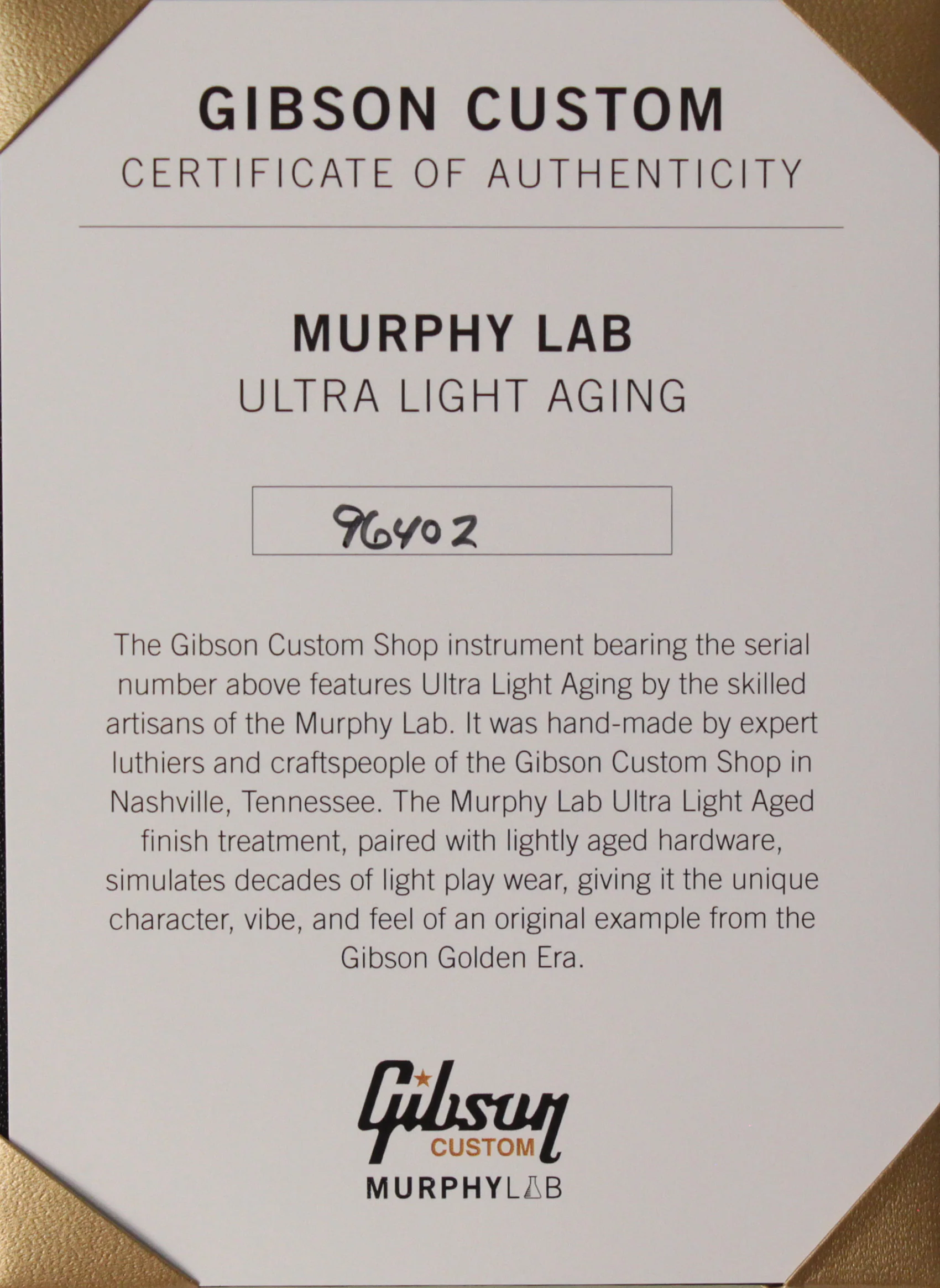 Gibson Custom Shop Murphy Lab 1959 Les Paul Standard Guitar, Sunrise Teaburst, Ultra Light Aged - Image 9