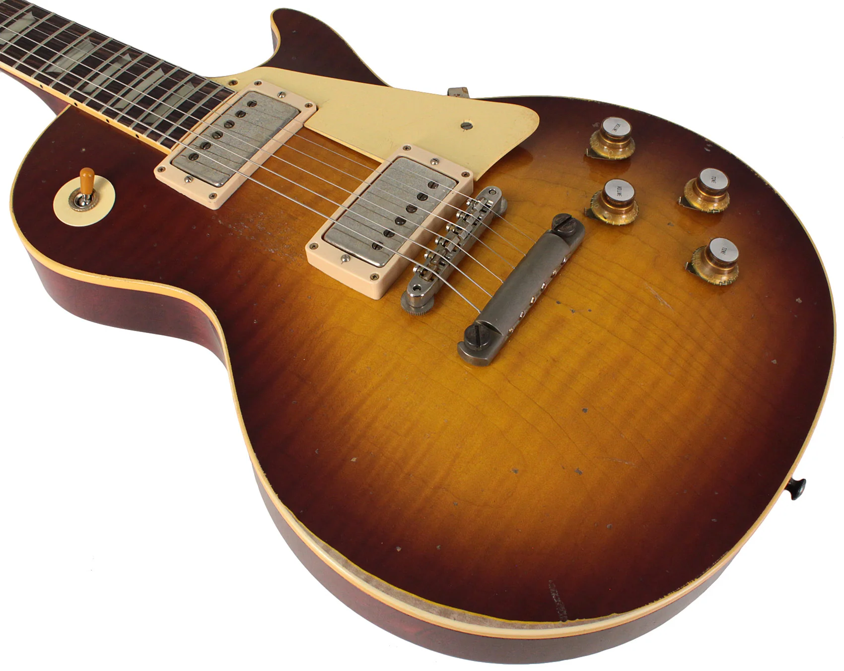 Gibson Custom Shop Murphy Lab 1960 Les Paul Standard Guitar, Heavy Aged, Iced Tea Burst - Image 4