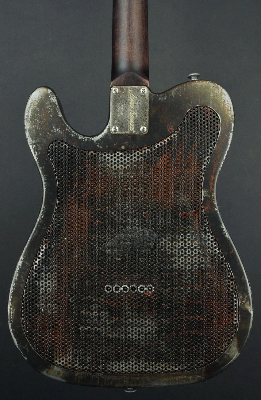 Trussart Deluxe Steelcaster Guitar Cream Star - Image 5