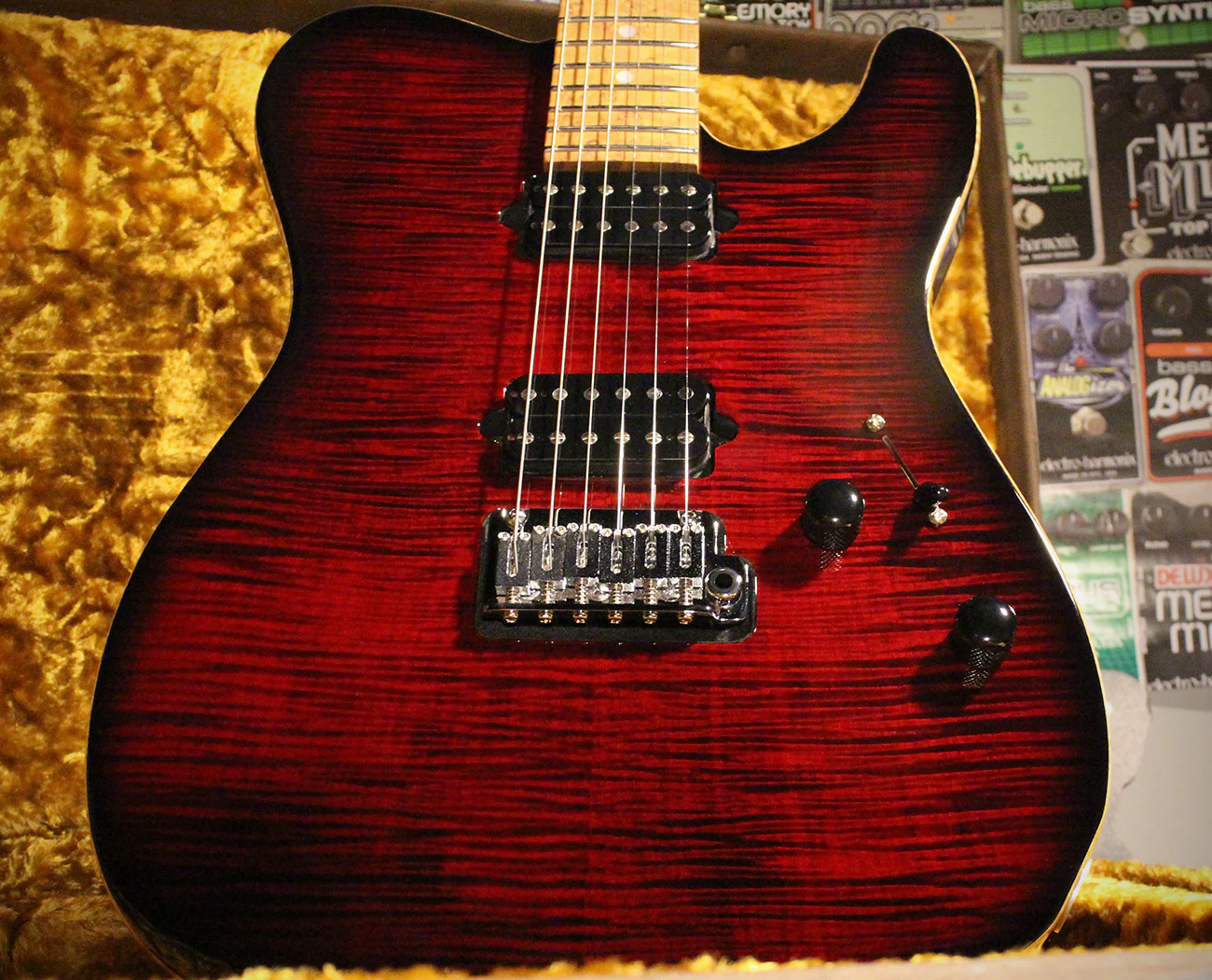 John Suhr Signature Select Modern T - Flamed Maple, Chili Pepper Red - Image 11