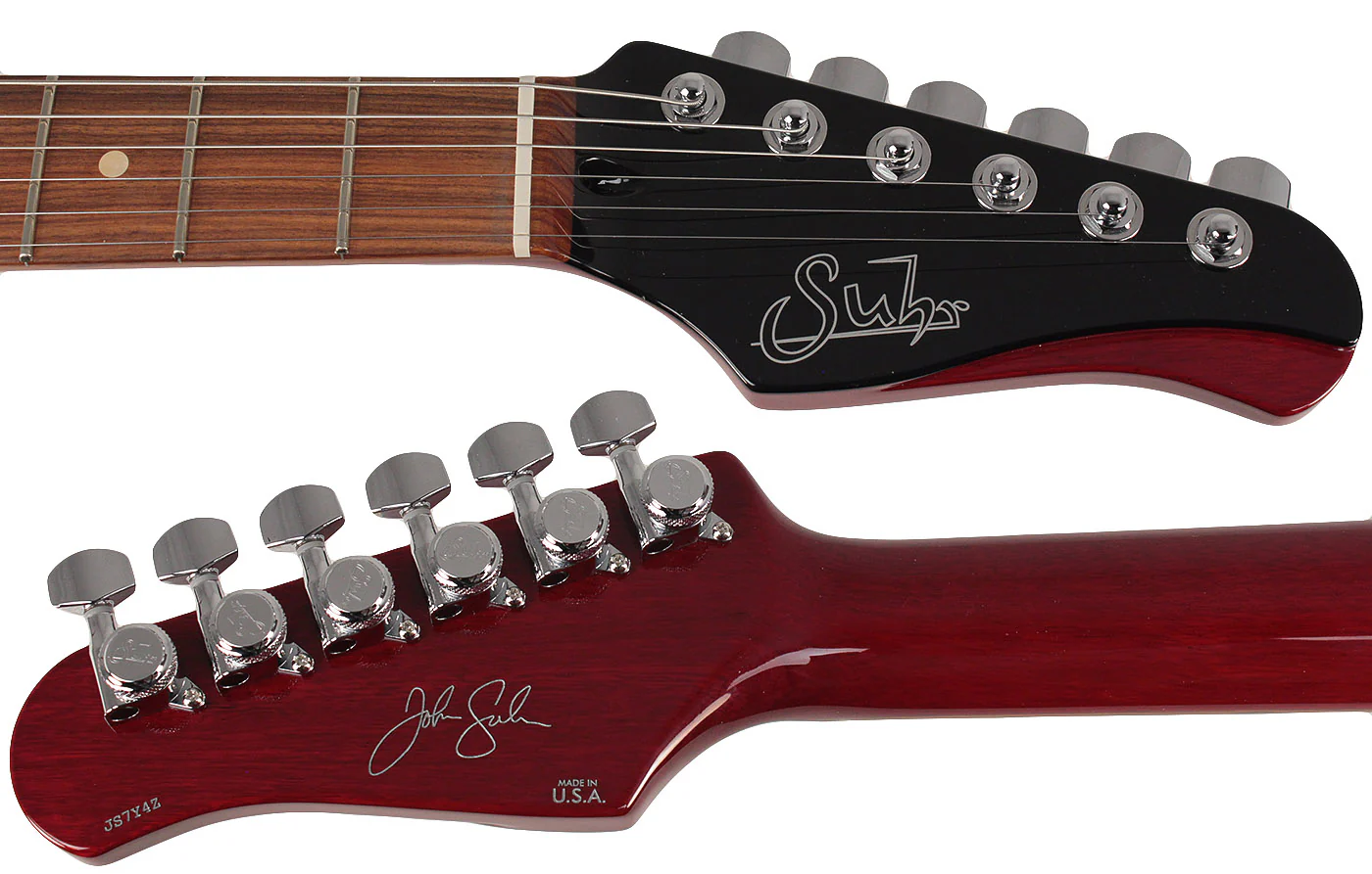 John Suhr Signature Standard Guitar, Trans Red - Image 9