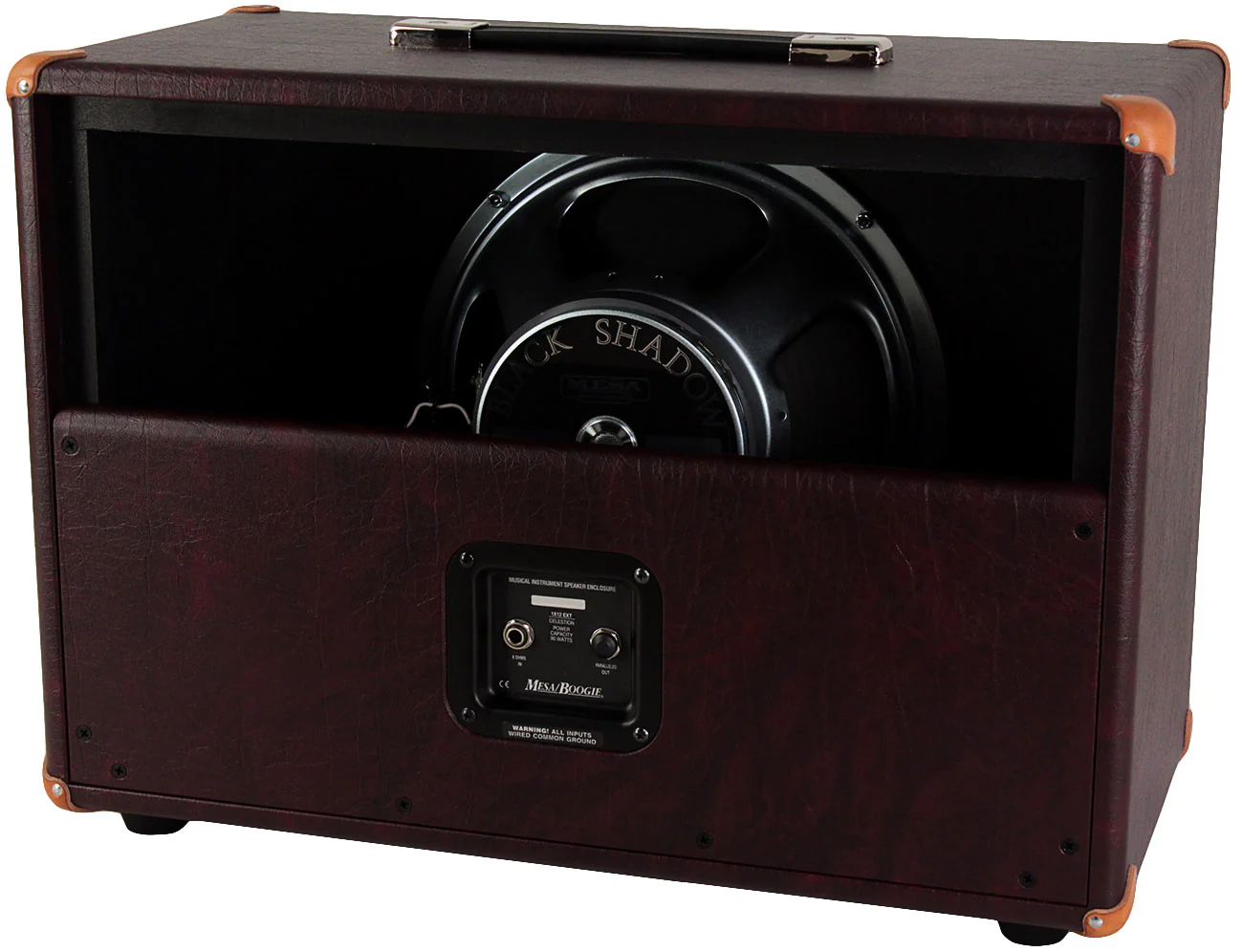 Mesa Boogie 1x12 Boogie 23 Openback Cab, Wine, Tan Jute Grille - Image 2