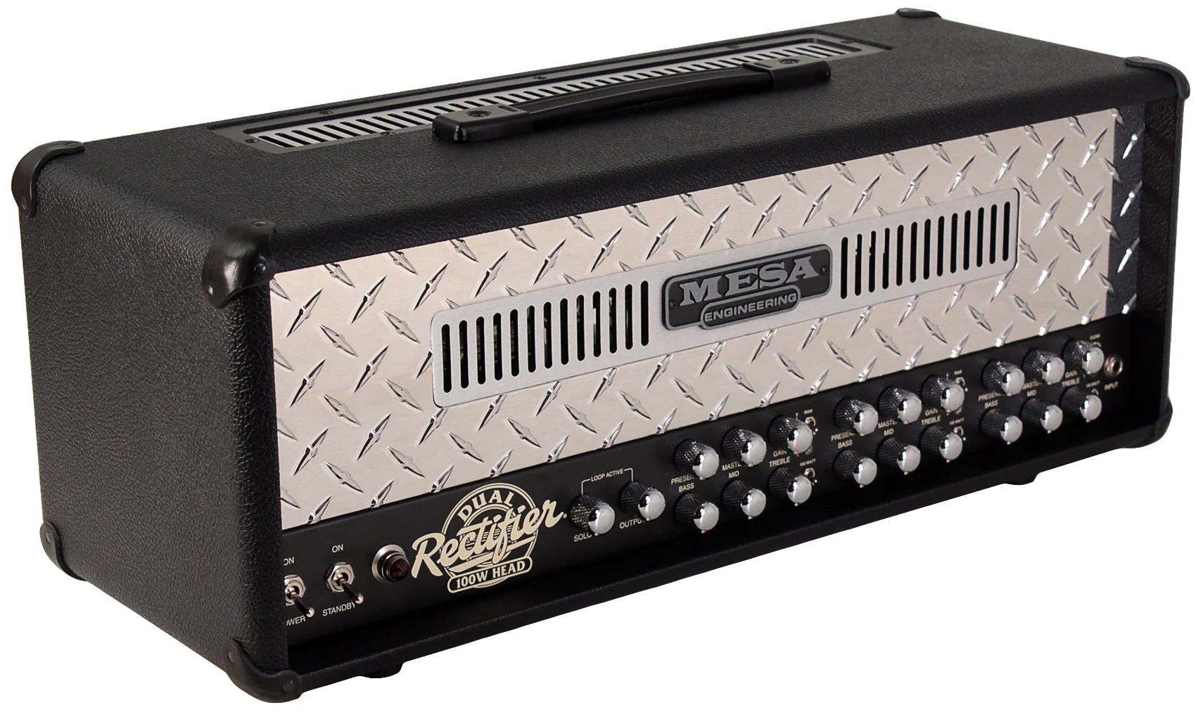 Mesa Boogie Dual Rectifier Head, Black Bronco - Image 3