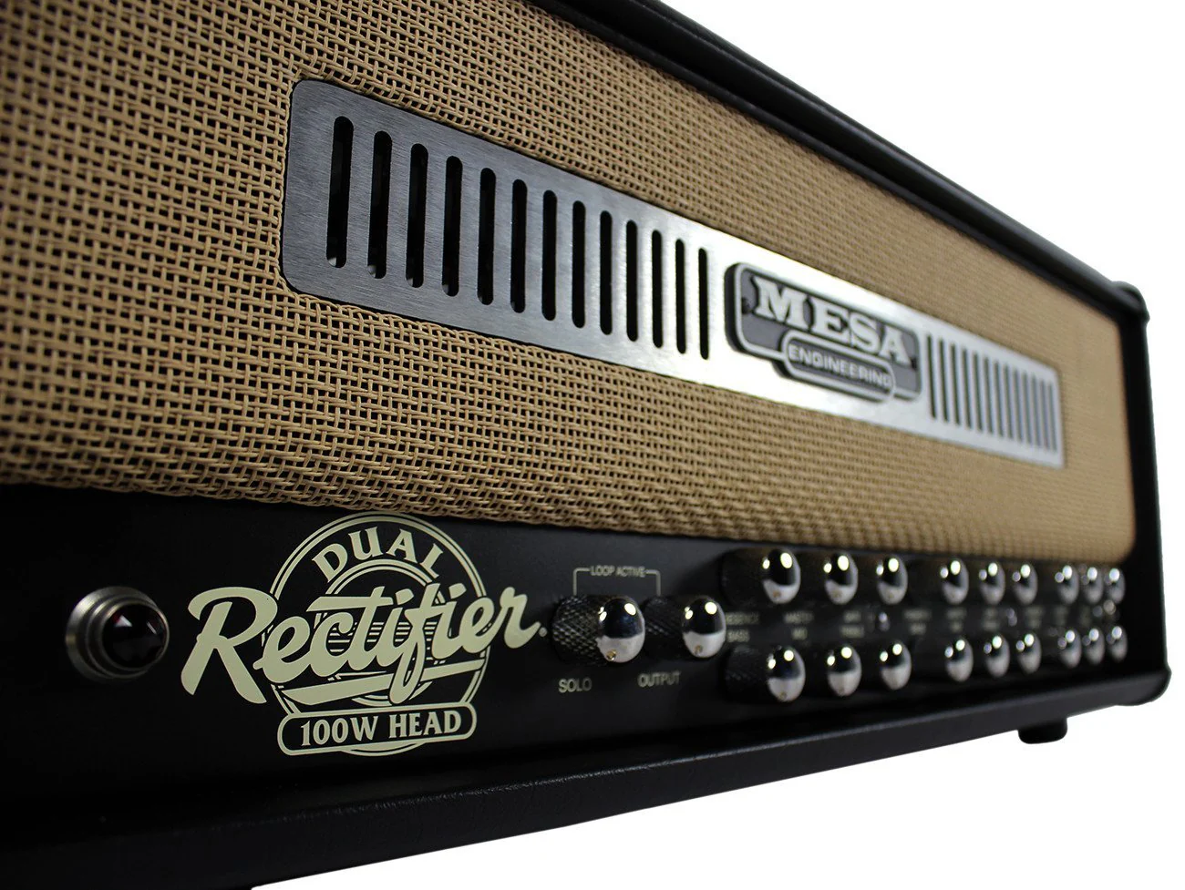 Mesa Boogie Dual Rectifier Head, Custom Tan Grille - Image 3