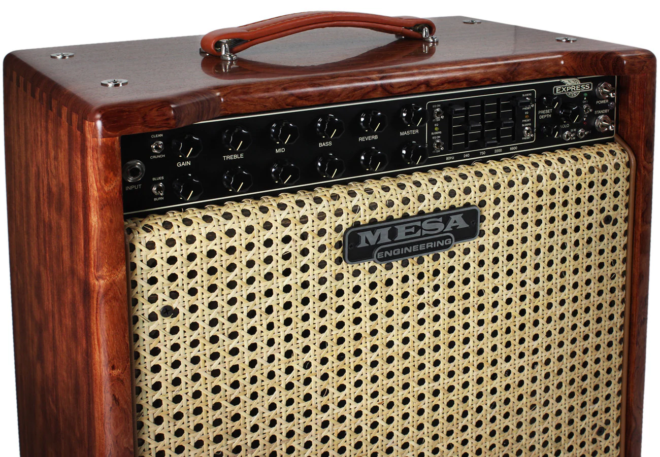Mesa Boogie Express Plus 5:25 Combo -  Bubinga w/ Wicker #2 - Image 4