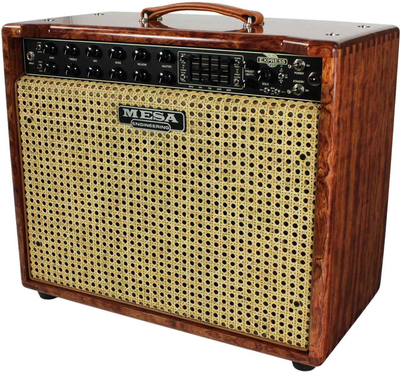 Mesa Boogie Express Plus 5:50 Combo - Bubinga w/ Wicker - Image 3