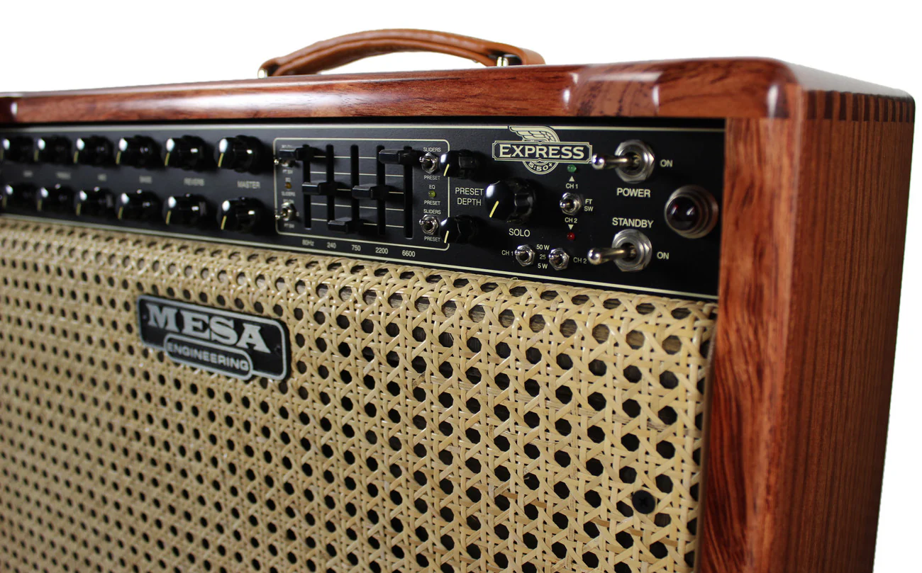 Mesa Boogie Express Plus 5:50 Combo - Rare Bubinga w/ Wicker - Image 5