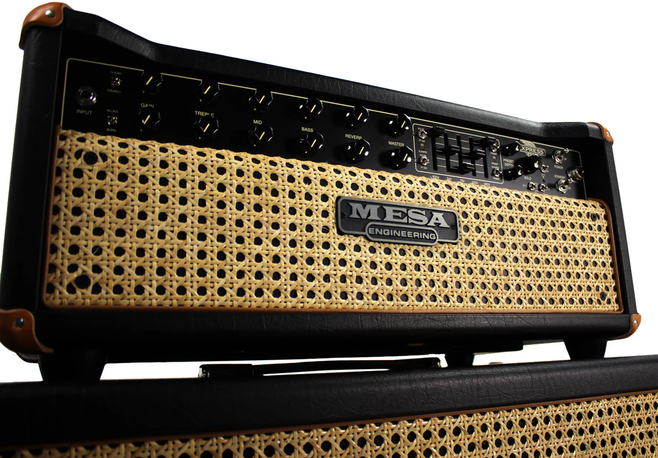 Mesa Boogie Express Plus 5:50 Head Black w/ Wicker Grill - Image 4