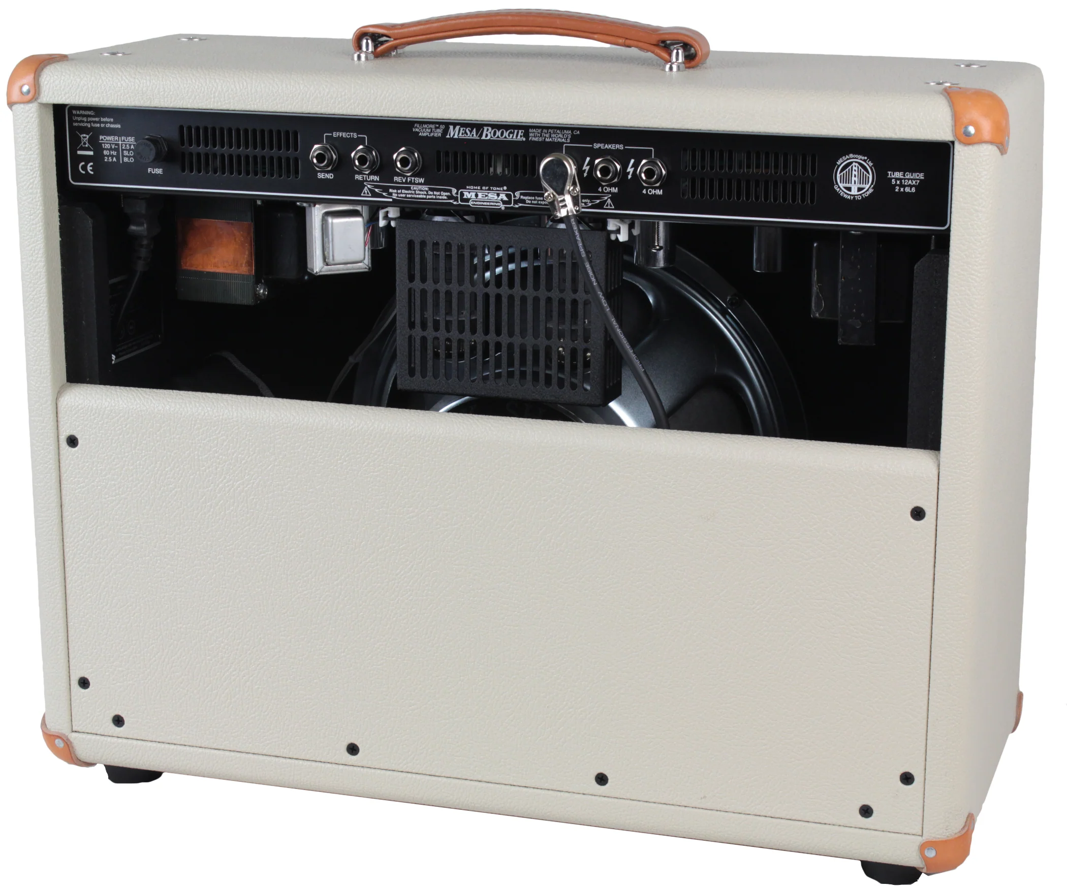 Mesa Boogie Fillmore 50 1x12 Combo, Cream Bronco, Wicker Grille - Image 2