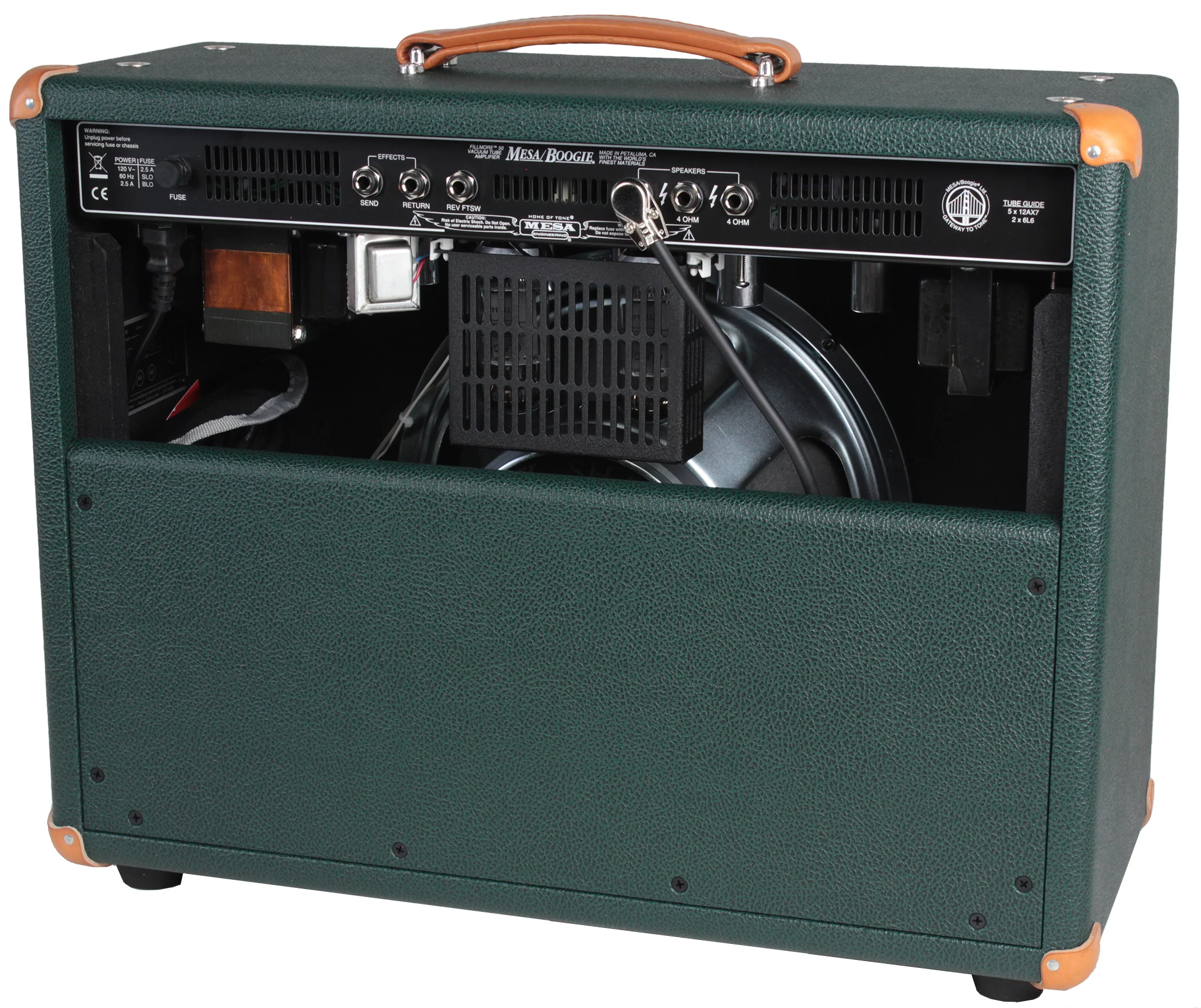 Mesa Boogie Fillmore 50 1x12 Combo, Emerald Green, Wicker Grille - Image 2