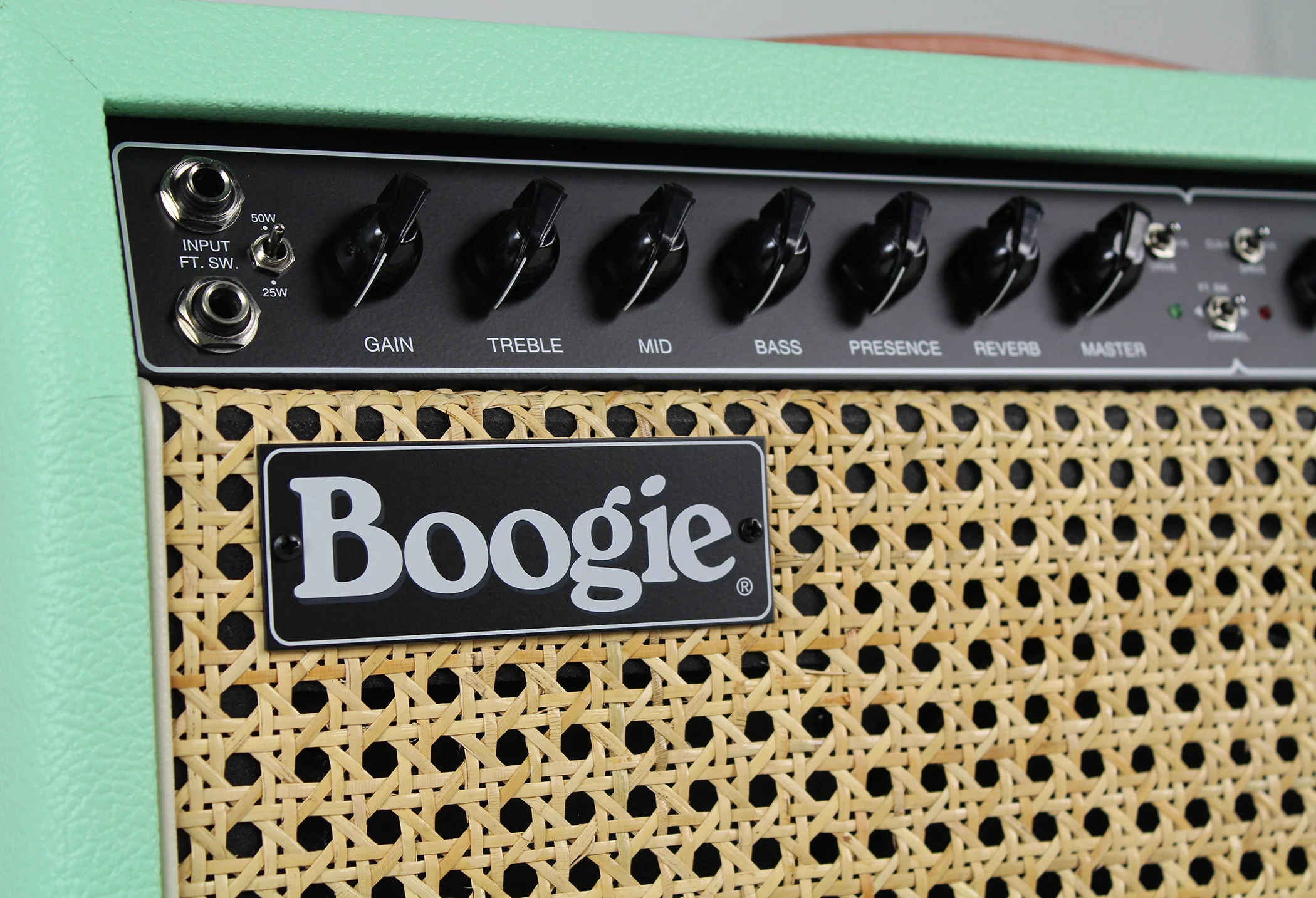 Mesa Boogie Fillmore 50 1x12 Combo, Surf Green, Wicker Grille - Image 4