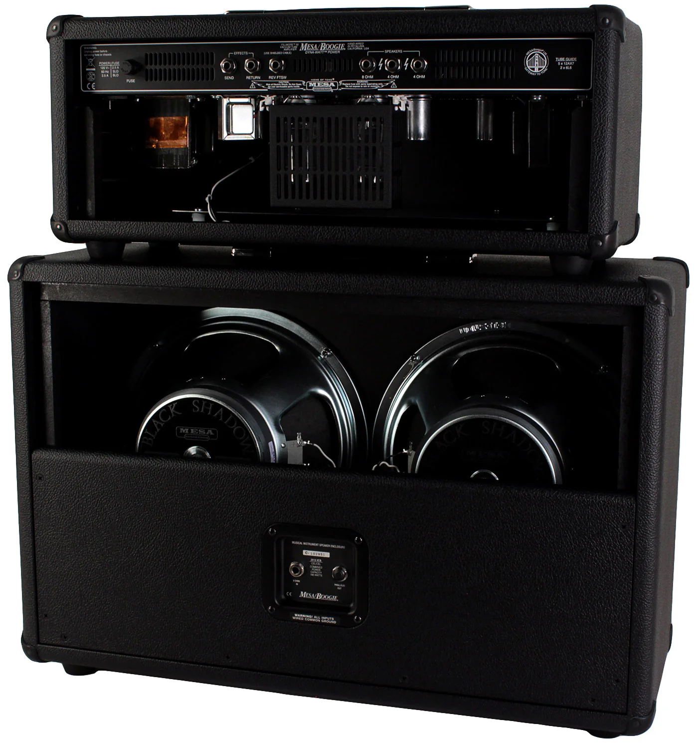 Mesa Boogie Fillmore 50 Head and 2x12 Cab, Black, Tinsel - Image 2
