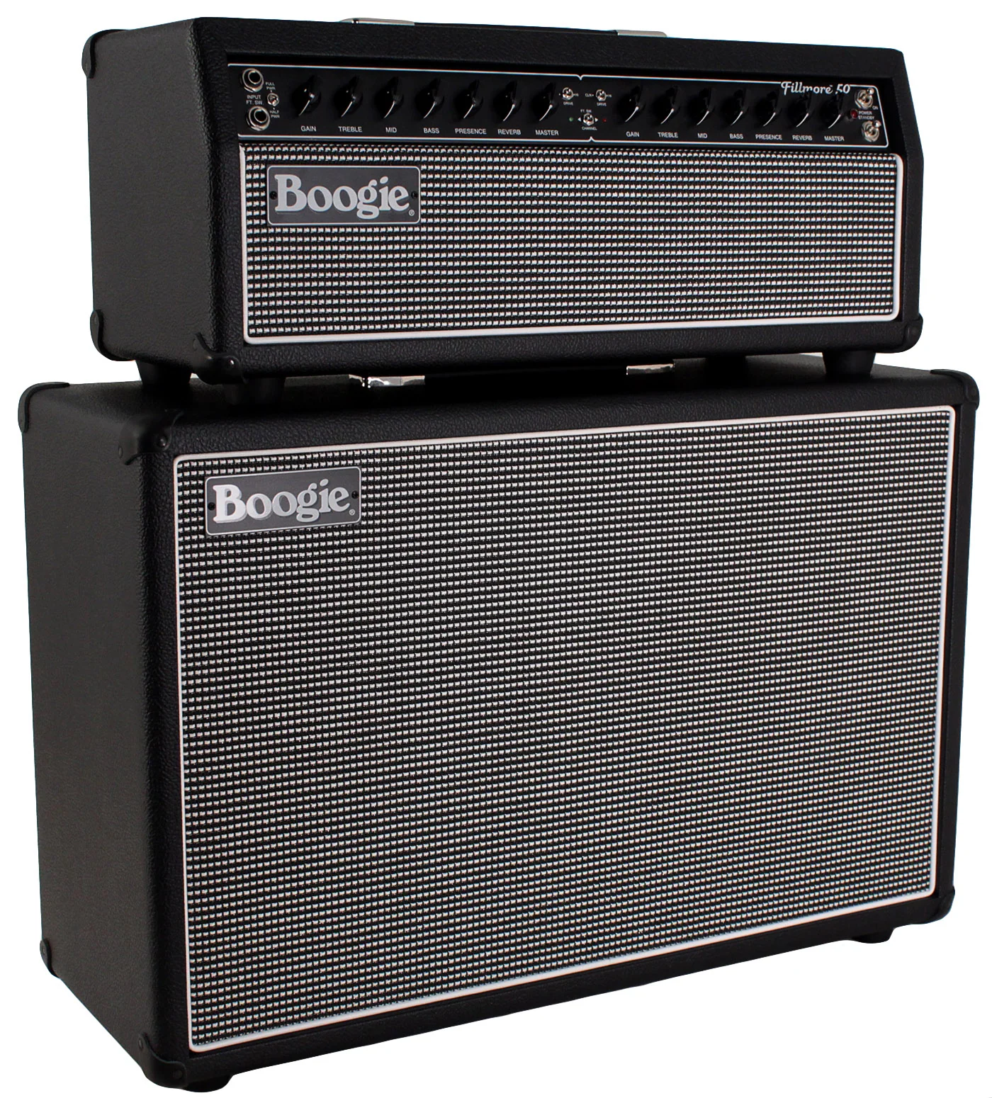 Mesa Boogie Fillmore 50 Head and 2x12 Cab, Black, Tinsel - Image 3