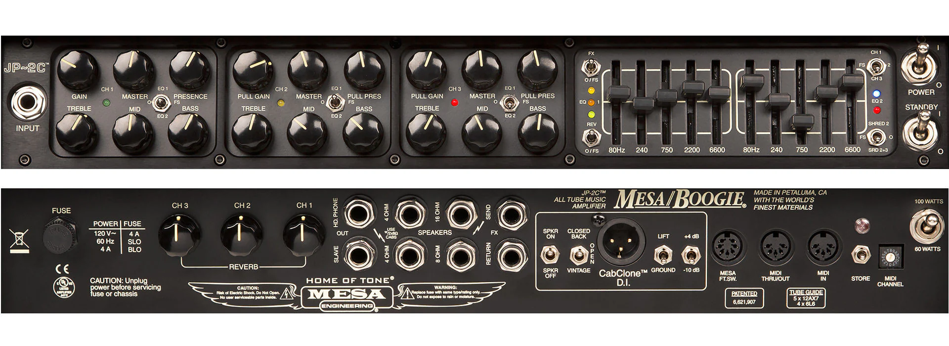 Mesa Boogie John Petrucci Signature JP-2C Head - Image 8