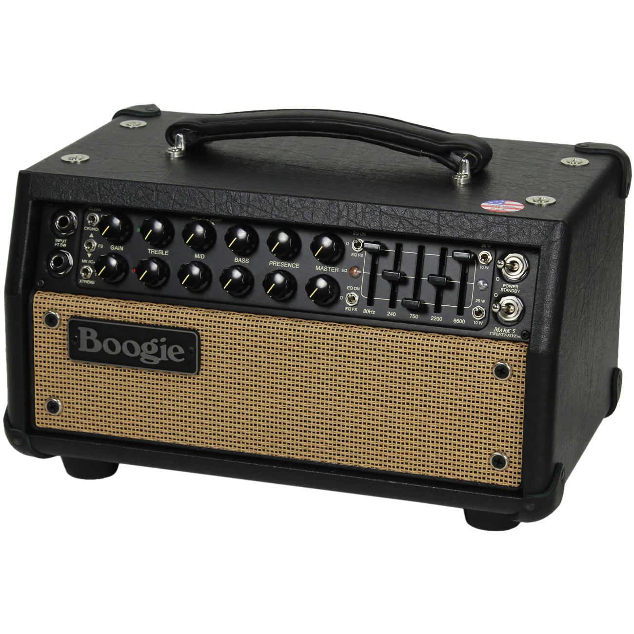 Mesa Boogie Mark Five 25 Head, 1x12 Boogie 23 Widebody Cab, Black, Tan - Image 3