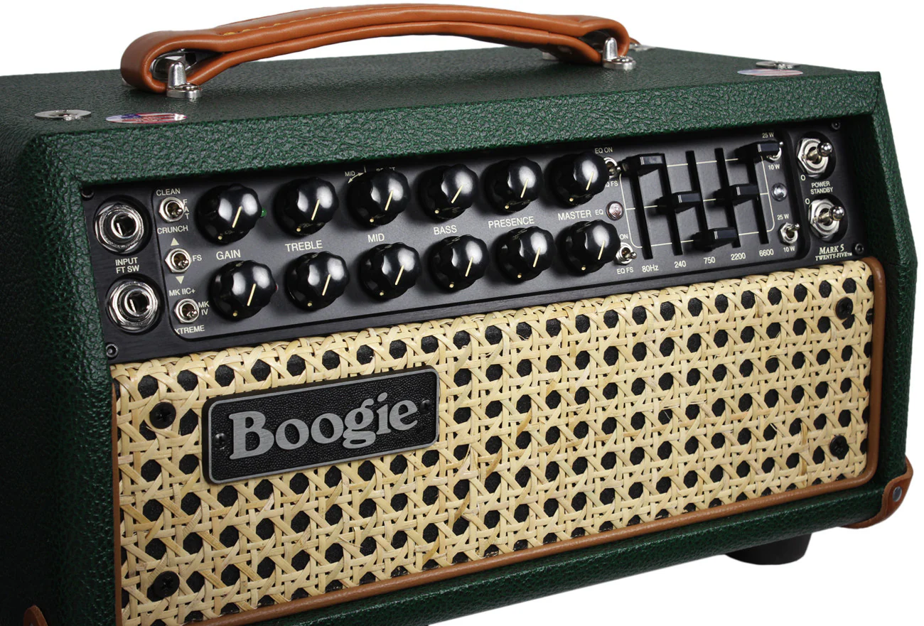 Mesa Boogie Mark Five 25 Head, Emerald Green, Wicker Grille - Image 3