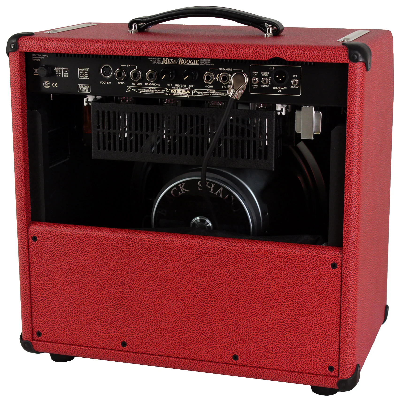 Mesa Boogie Mark Five 35 1x12 Combo, British Garnet, Black Grille - Image 2