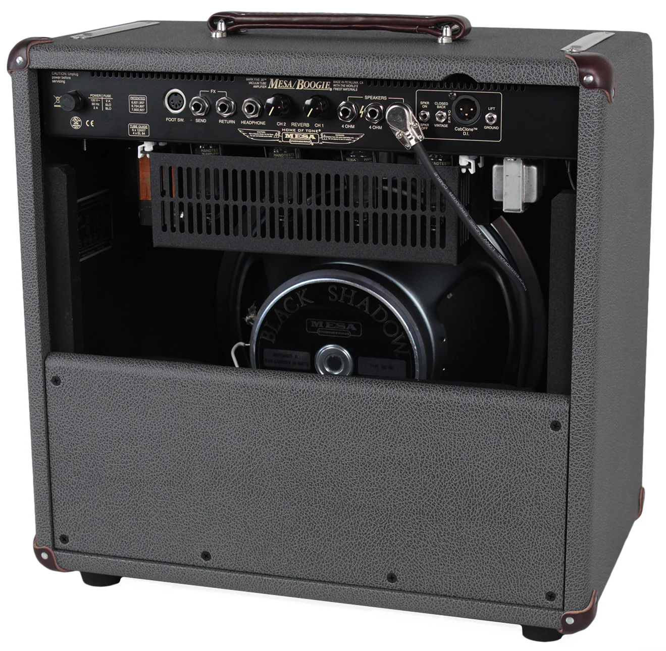 Mesa Boogie Mark Five 35 1x12 Combo, British Slate, Wicker Grille - Image 2