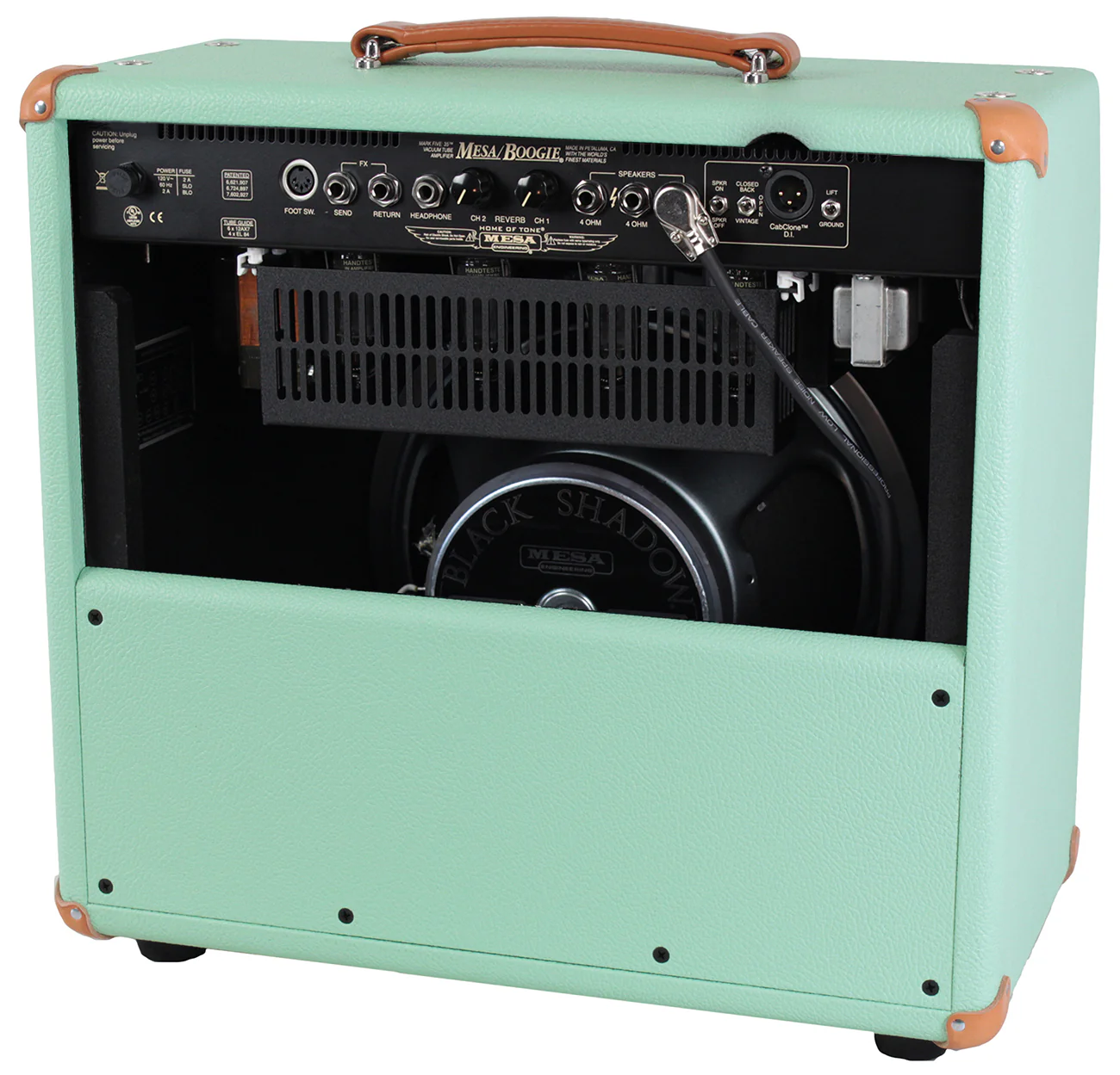 Mesa Boogie Mark Five 35 1x12 Combo, Surf Green, Wicker Grille - Image 2