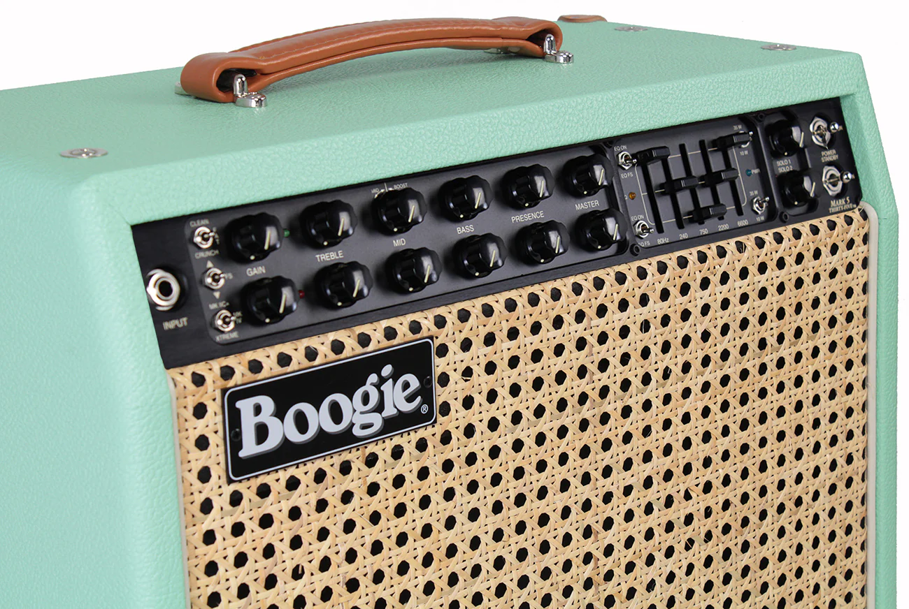 Mesa Boogie Mark Five 35 1x12 Combo, Surf Green, Wicker Grille - Image 3