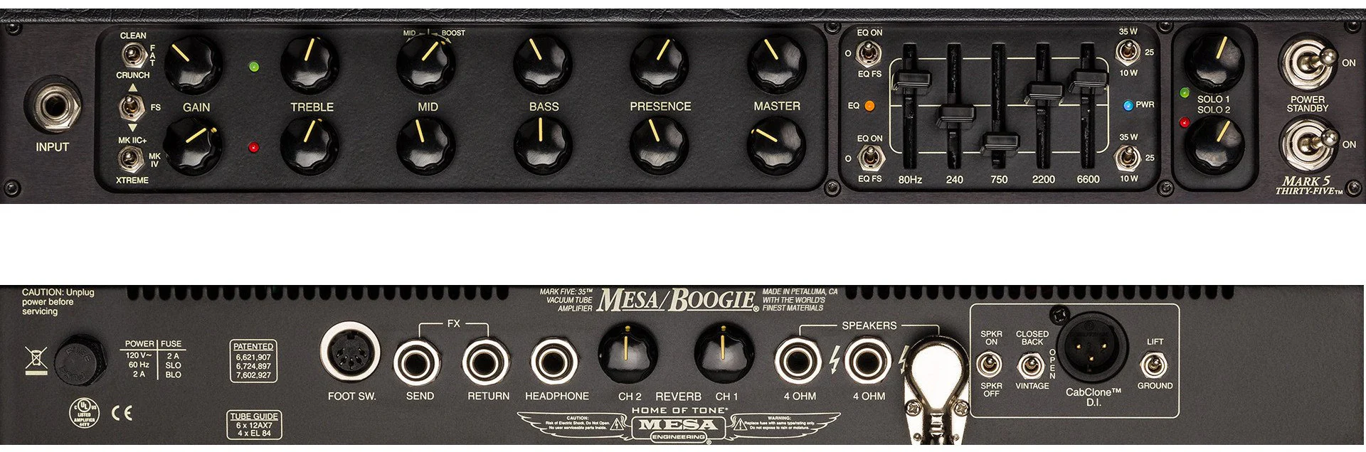 Mesa Boogie Mark Five 35 Head, Custom British Cabernet - Image 4