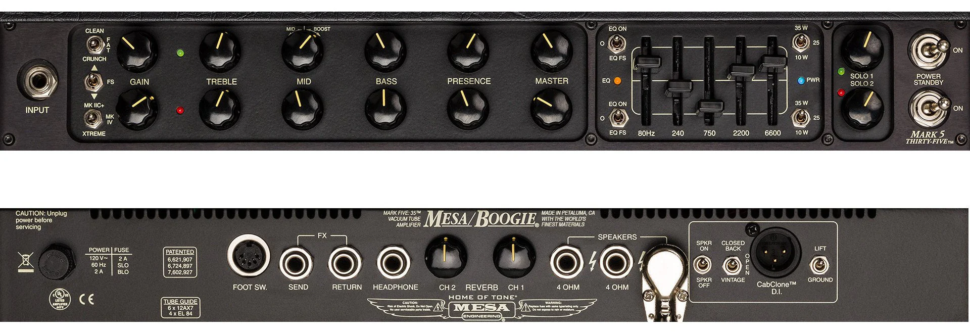 Mesa Boogie Mark Five 35 Head, Custom Cream Bronco - Image 5