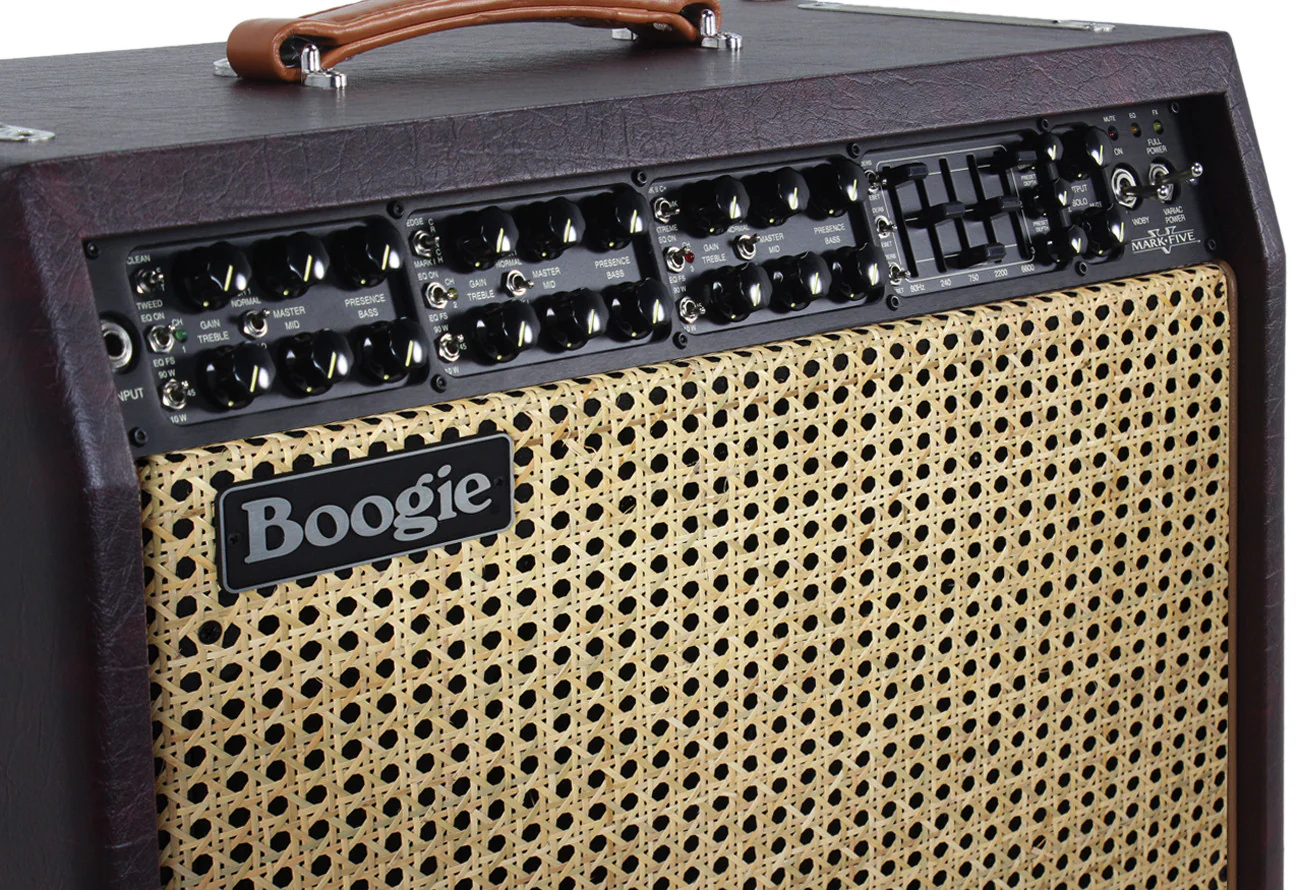 Mesa Boogie Mark V 1x12 Combo, Wine Taurus, Wicker Grille - Image 3