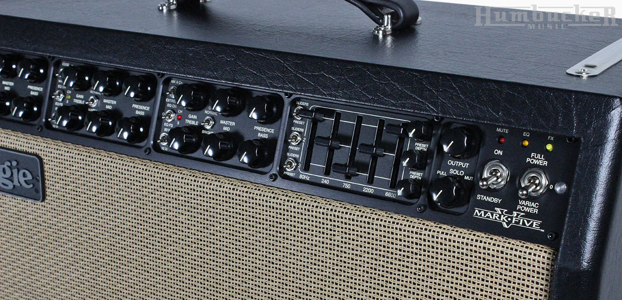 Mesa Boogie Mark V 1x12 Combo - Black w/ Tan Grill - Image 3