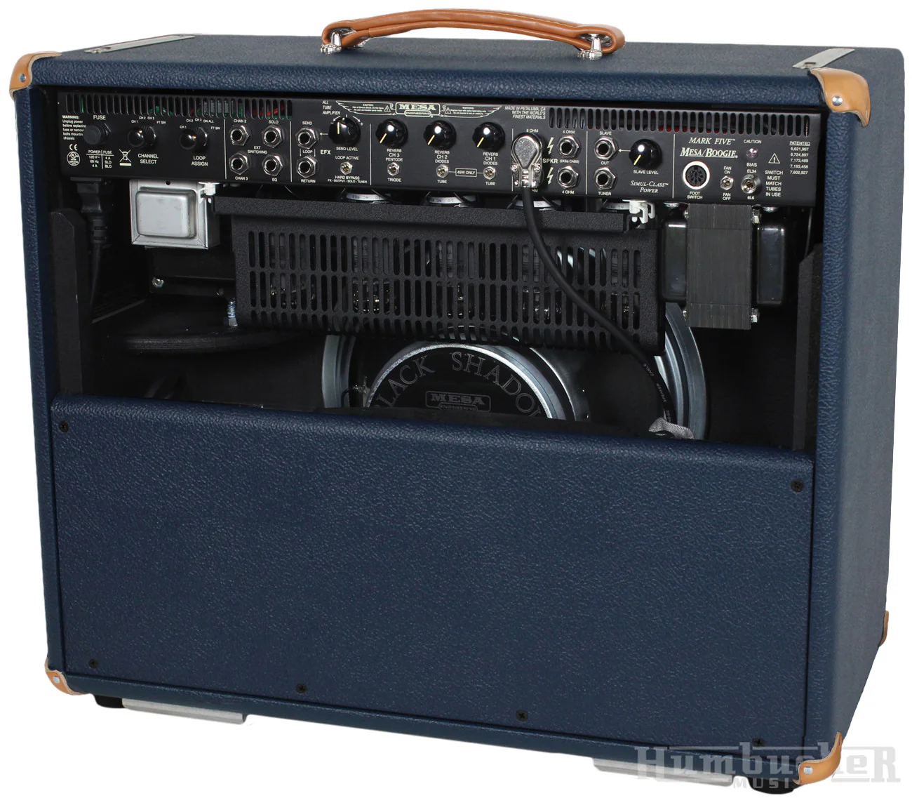 Mesa Boogie Mark V 1x12 Combo, Custom Blue Bronco - Image 2
