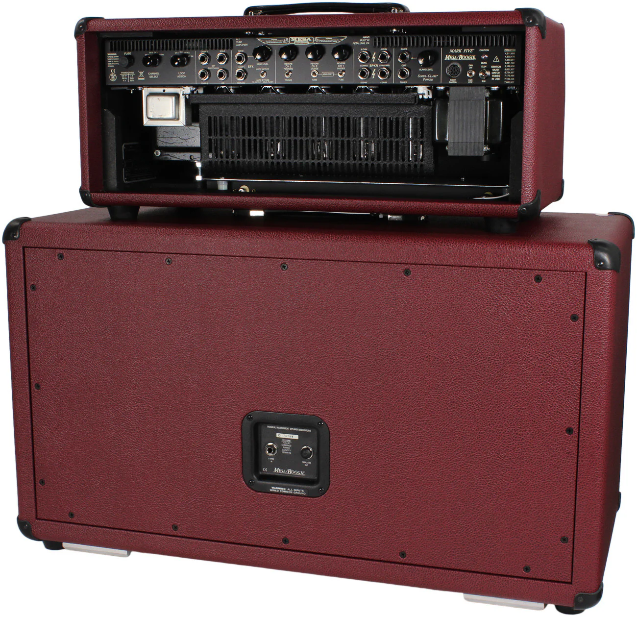 Mesa Boogie Mark V Custom Head / Horizontal Cab - Cabernet - Image 2