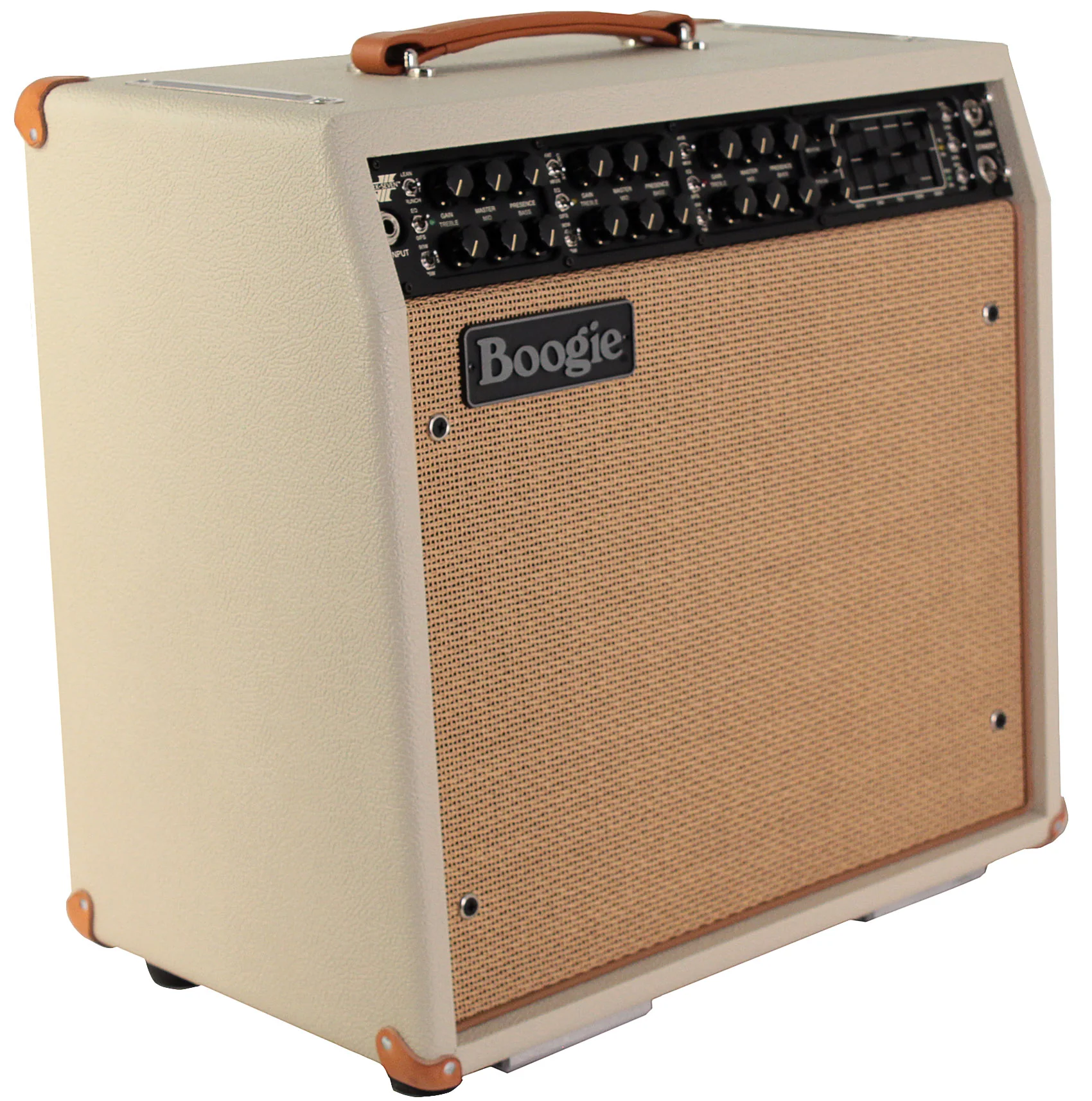 Mesa Boogie Mark VII 1x12 Combo Amp, Custom Cream, Tan Jute - Image 3