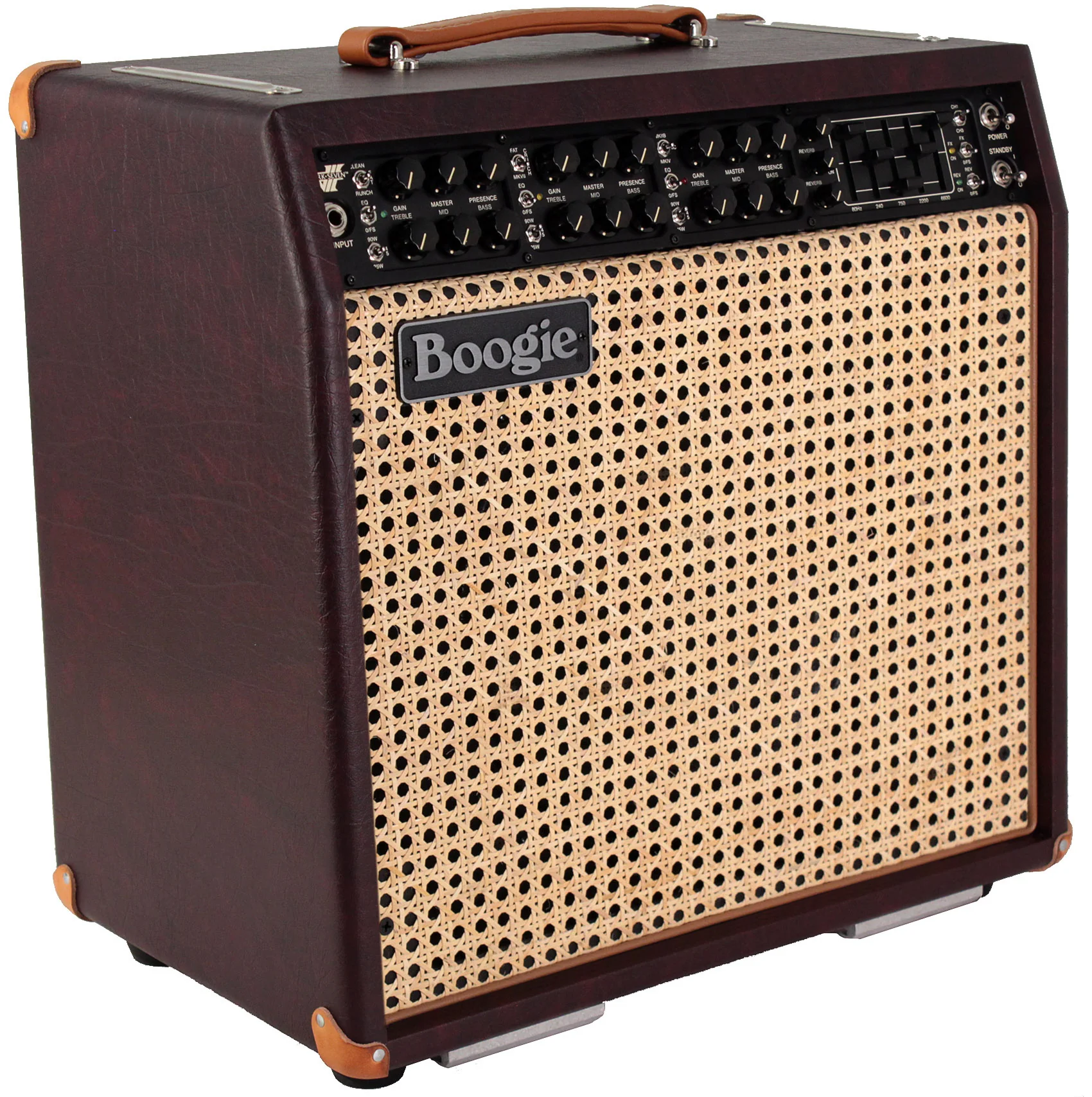 Mesa Boogie Mark VII 1x12 Combo Amp, Custom Wine, Wicker - Image 3