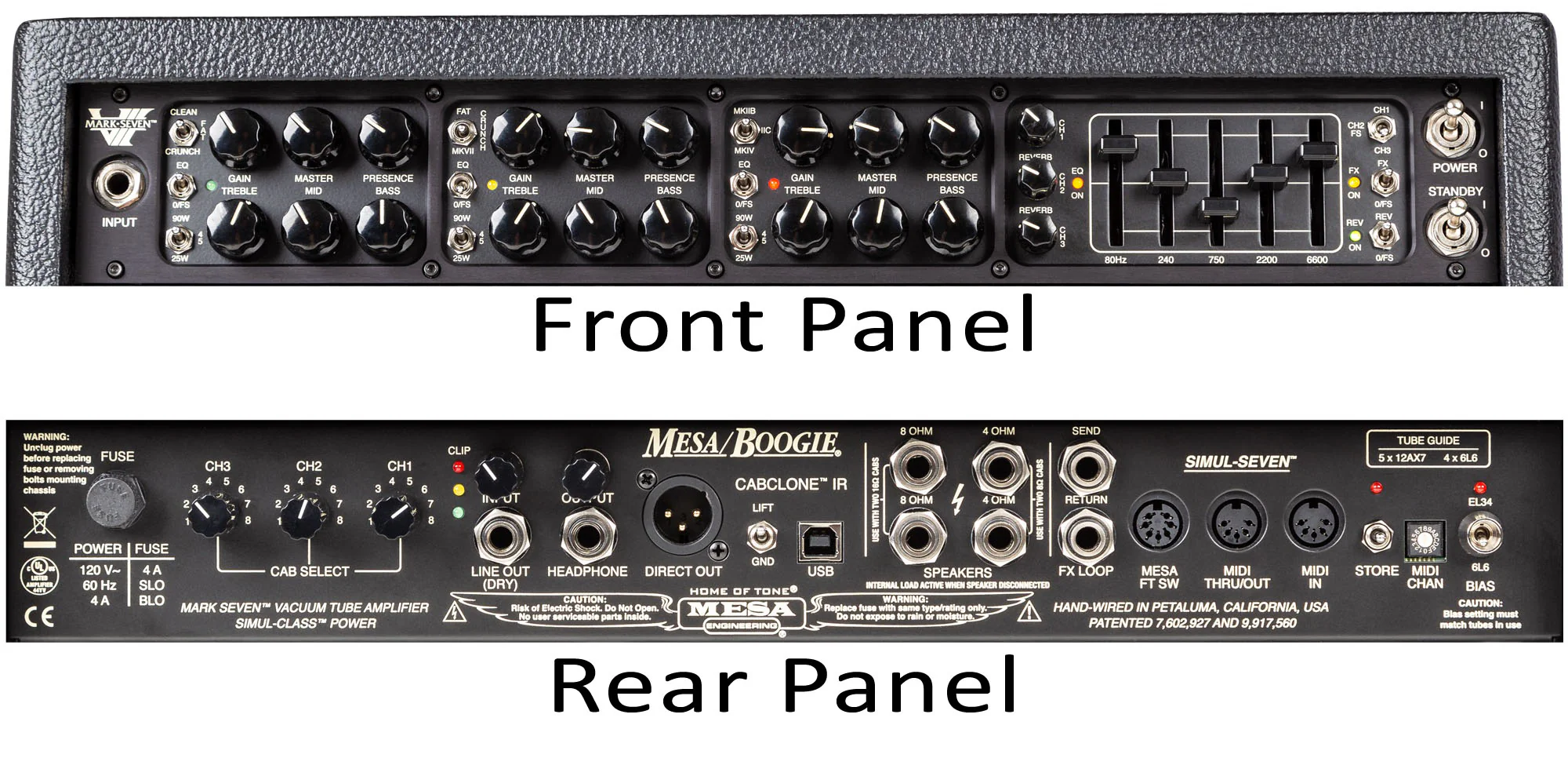 Mesa Boogie Mark VII Head, Black - Image 5