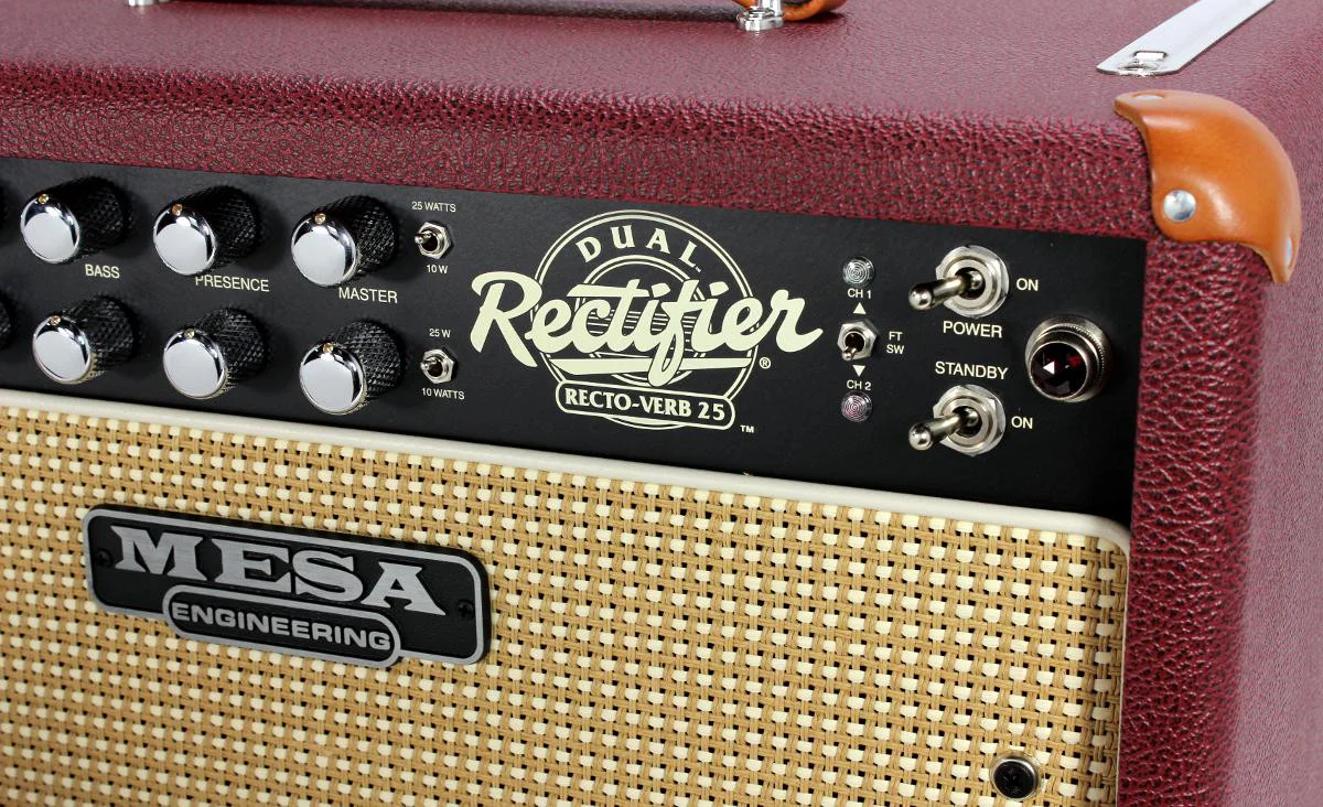Mesa Boogie Rectoverb 25 1x12 Combo Amp - British Cabernet - Image 3