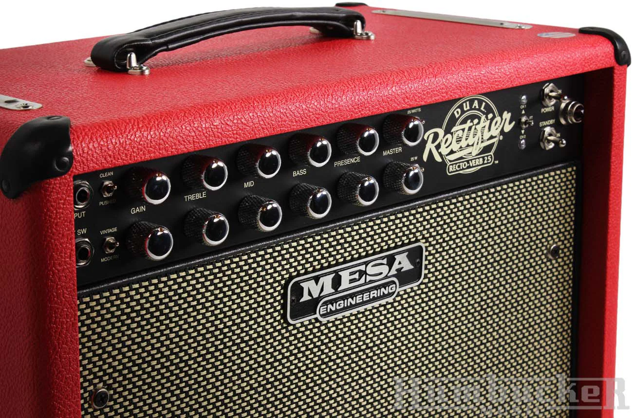 Mesa Boogie Rectoverb 25 1x12 Combo Amp - Red - Image 2