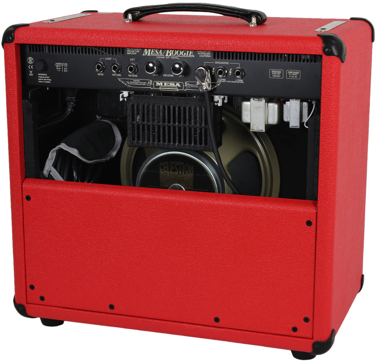 Mesa Boogie Rectoverb 25 1x12 Combo Amp - Red - Image 3