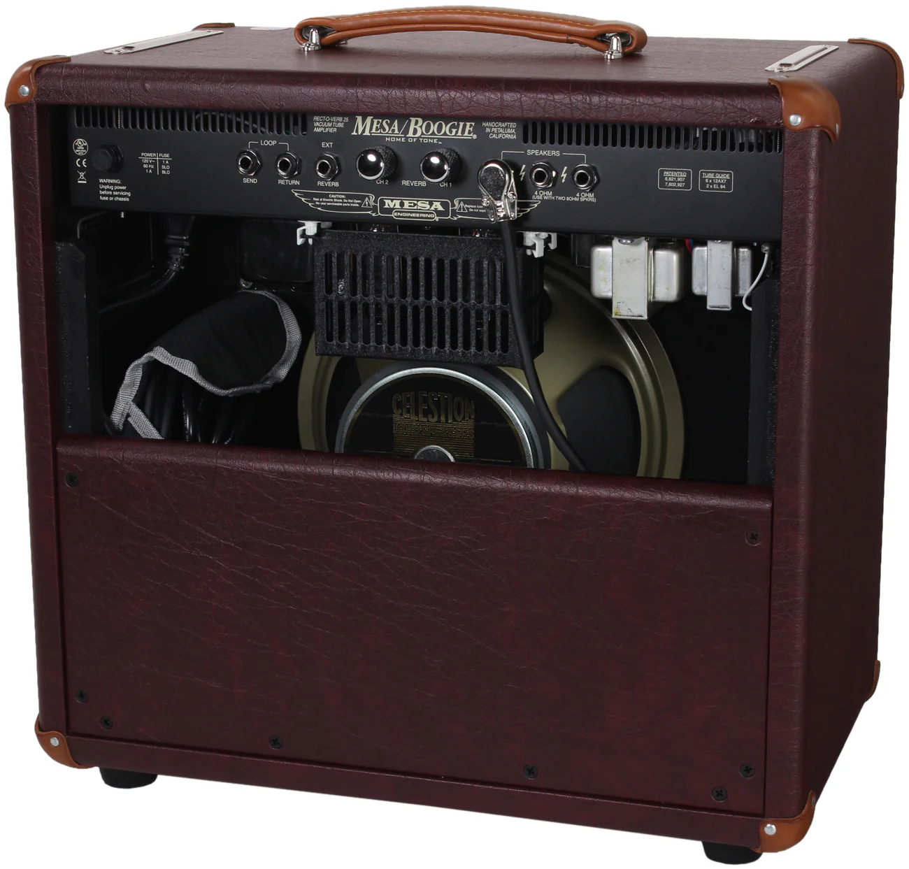 Mesa Boogie Rectoverb 25 1x12 Combo Amp - Wine Taurus - Image 3