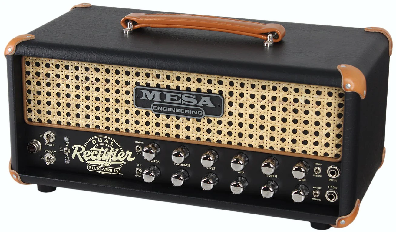 Mesa Boogie Rectoverb 25 Head, 1x12 Widebody Cab, Black, Wicker - Image 4