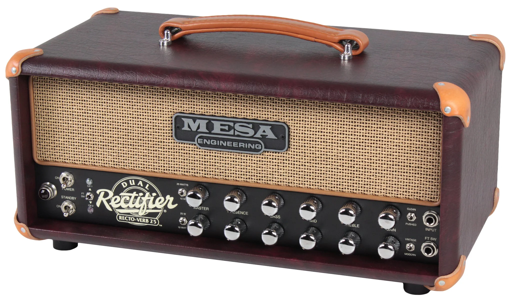 Mesa Boogie Rectoverb 25 Head, 1x12 Widebody Cab, Custom Wine Taurus - Image 2