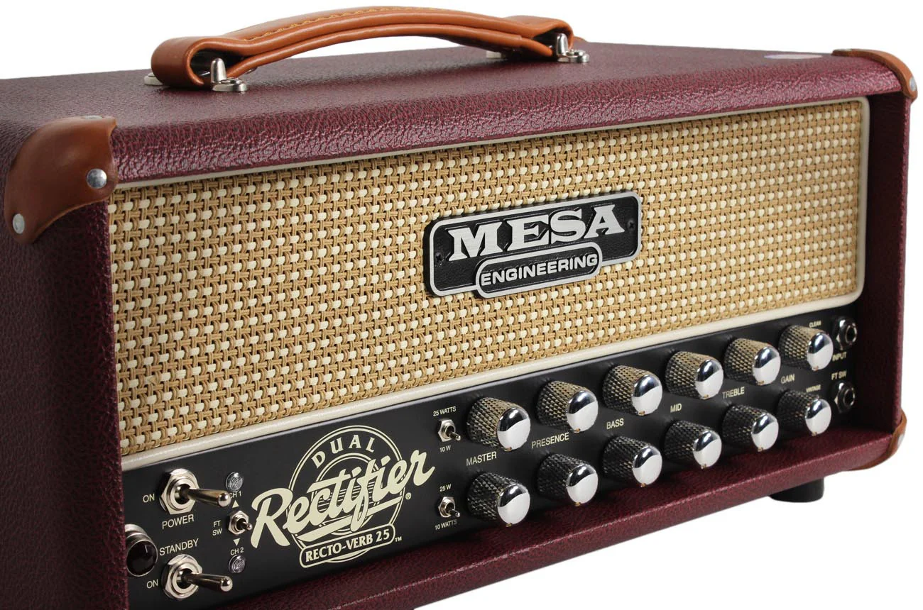 Mesa Boogie Rectoverb 25 Head - British Cabernet - Image 3