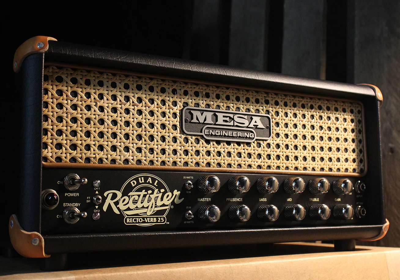Mesa Boogie Rectoverb 25 Head, Wicker Grille - Image 6