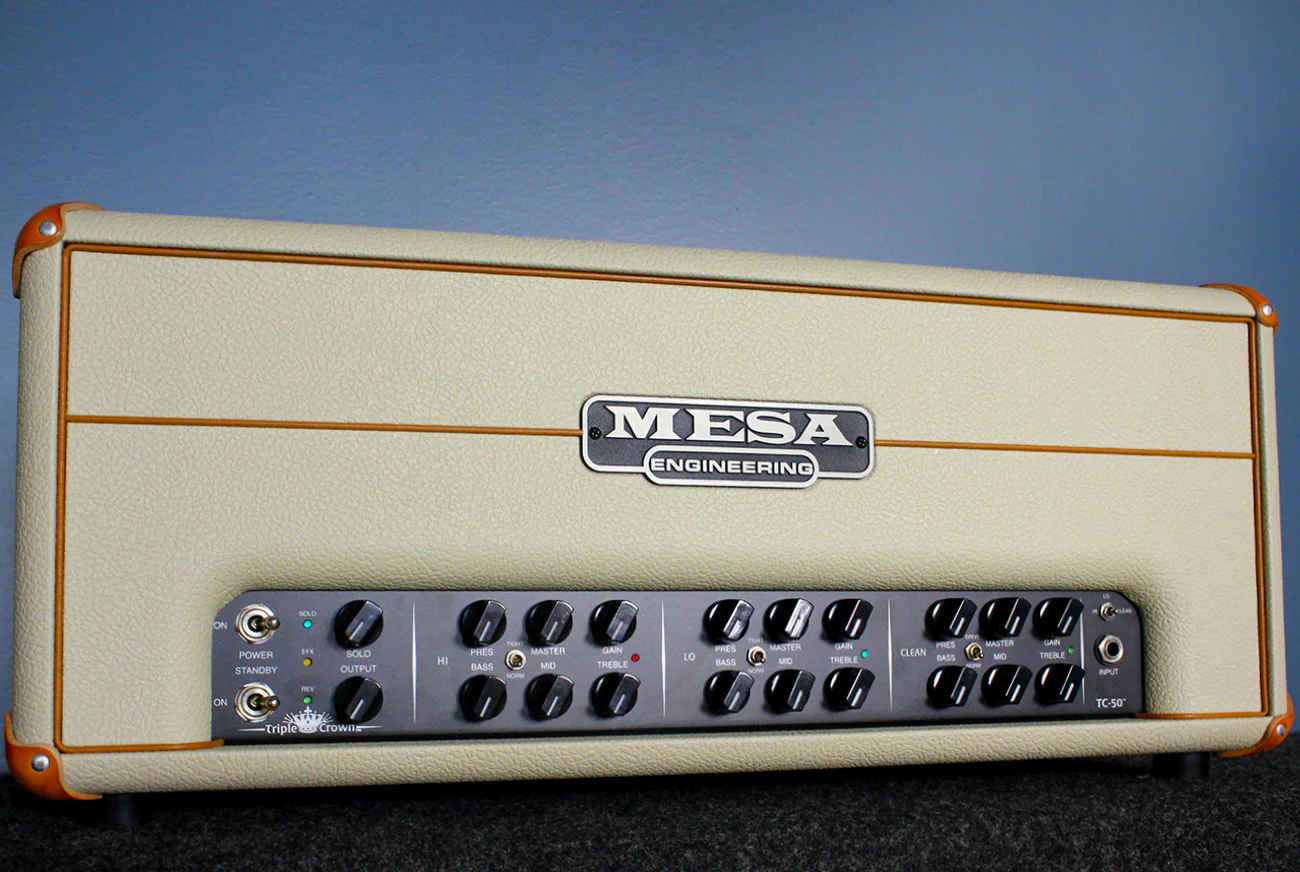 Mesa Boogie Triple Crown TC-50 Head, Cream Bronco - Image 8