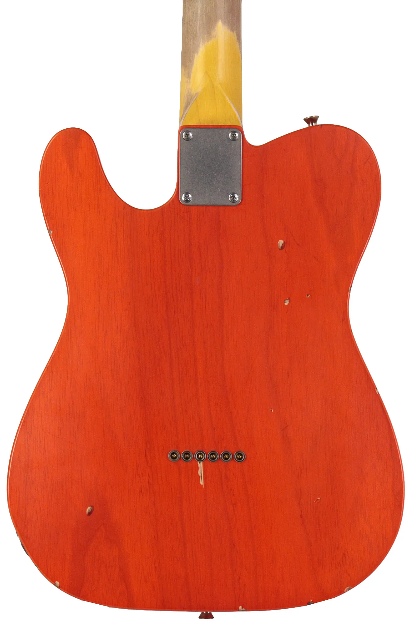 Nash E1HB Guitar, Gretsch Orange, Lollartron, Light Aging - Image 5