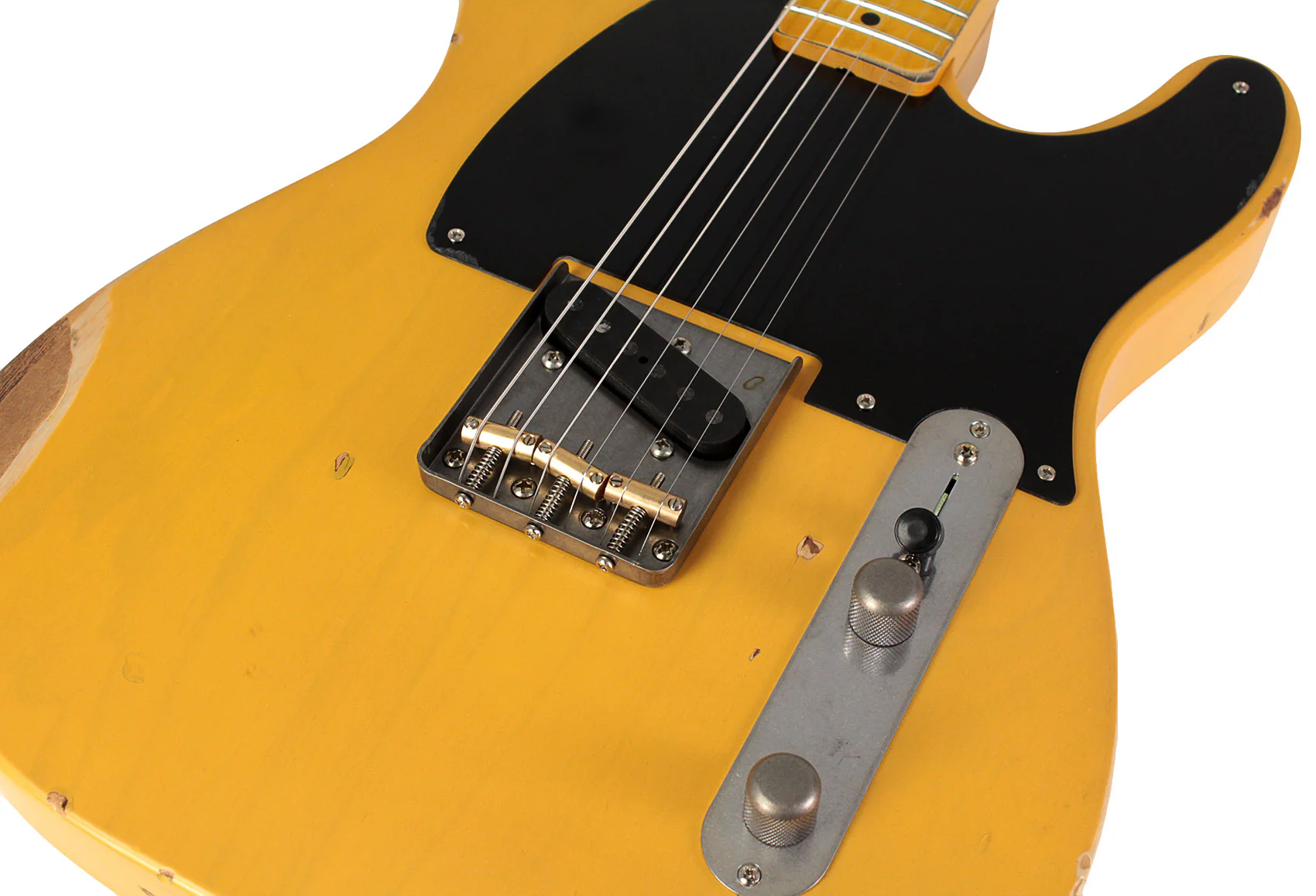 Nash E52 Guitar, Butterscotch Blonde, Medium Aging - Image 3